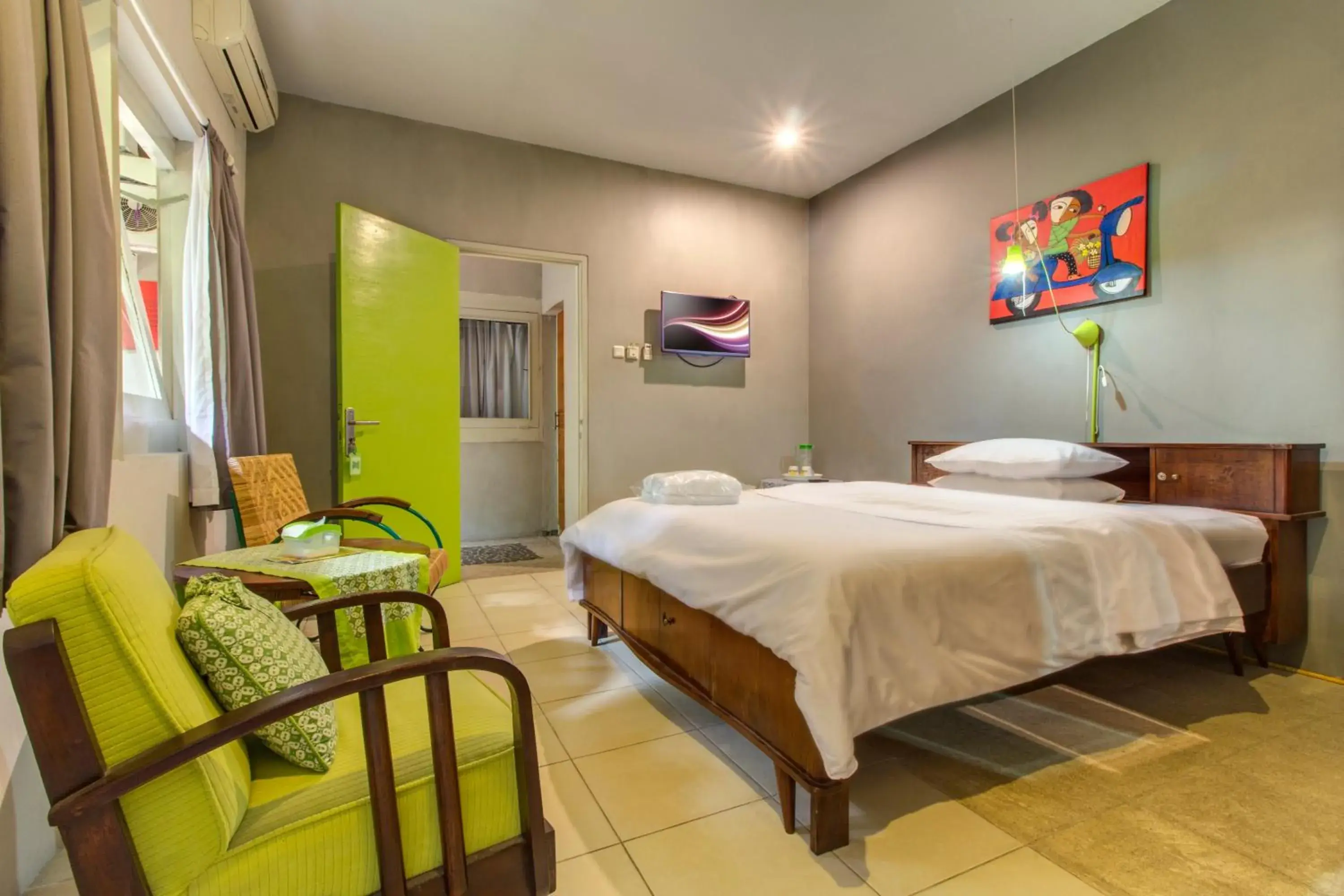 Bed in Jeng Tini Guest House Bed in Jeng Tini Guest House