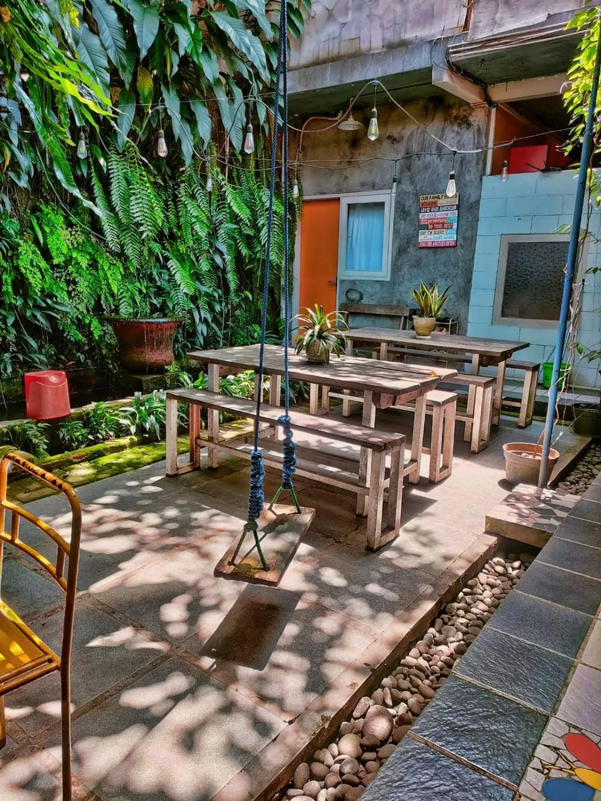 Garden in Jeng Tini Guest House