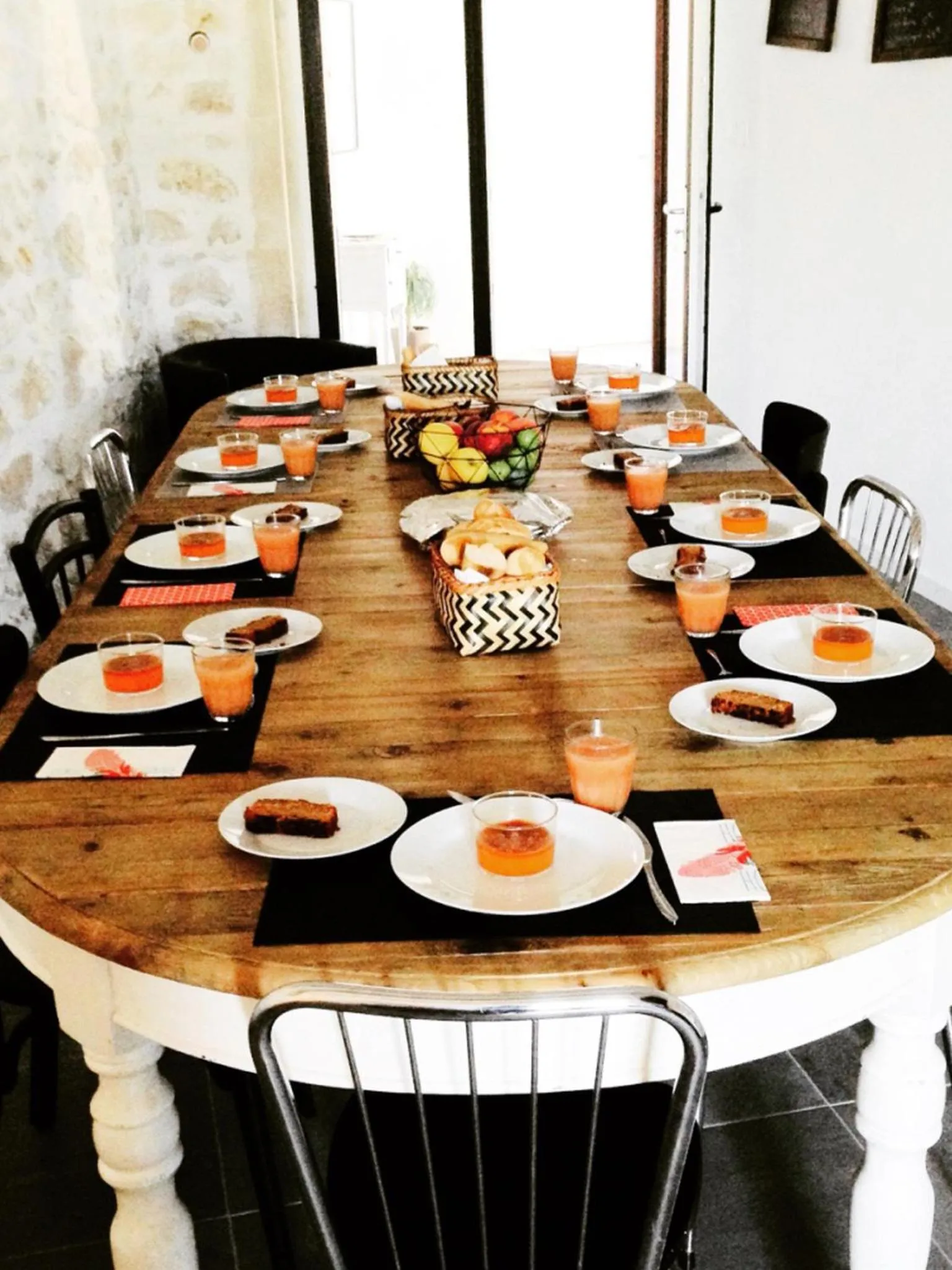 Food close-up in Mas Lafleur