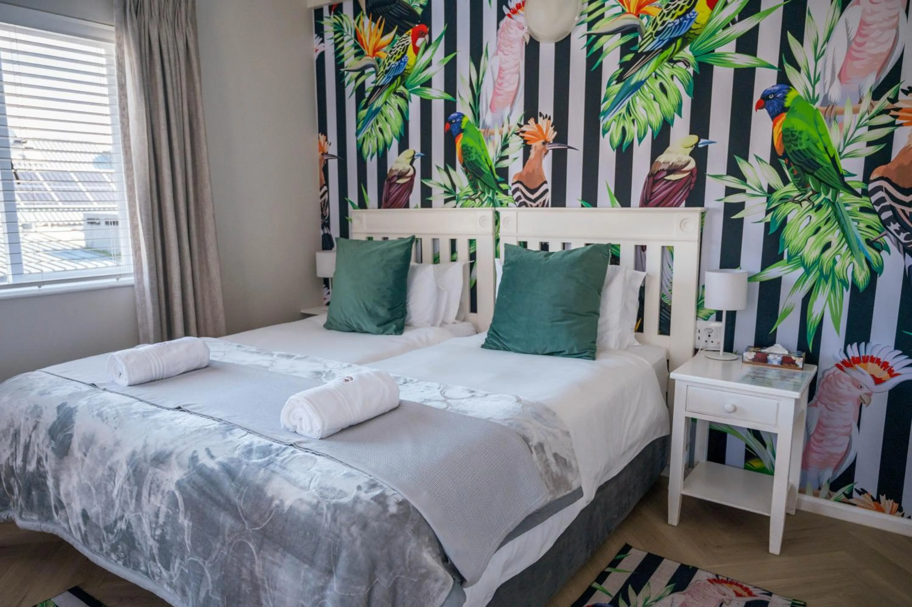 Bed in Rozenburg Guest House