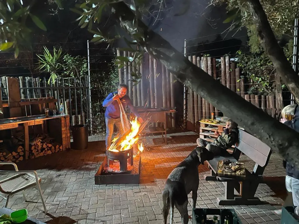 BBQ facilities in Africa Footprints Lodge Kempton Park
