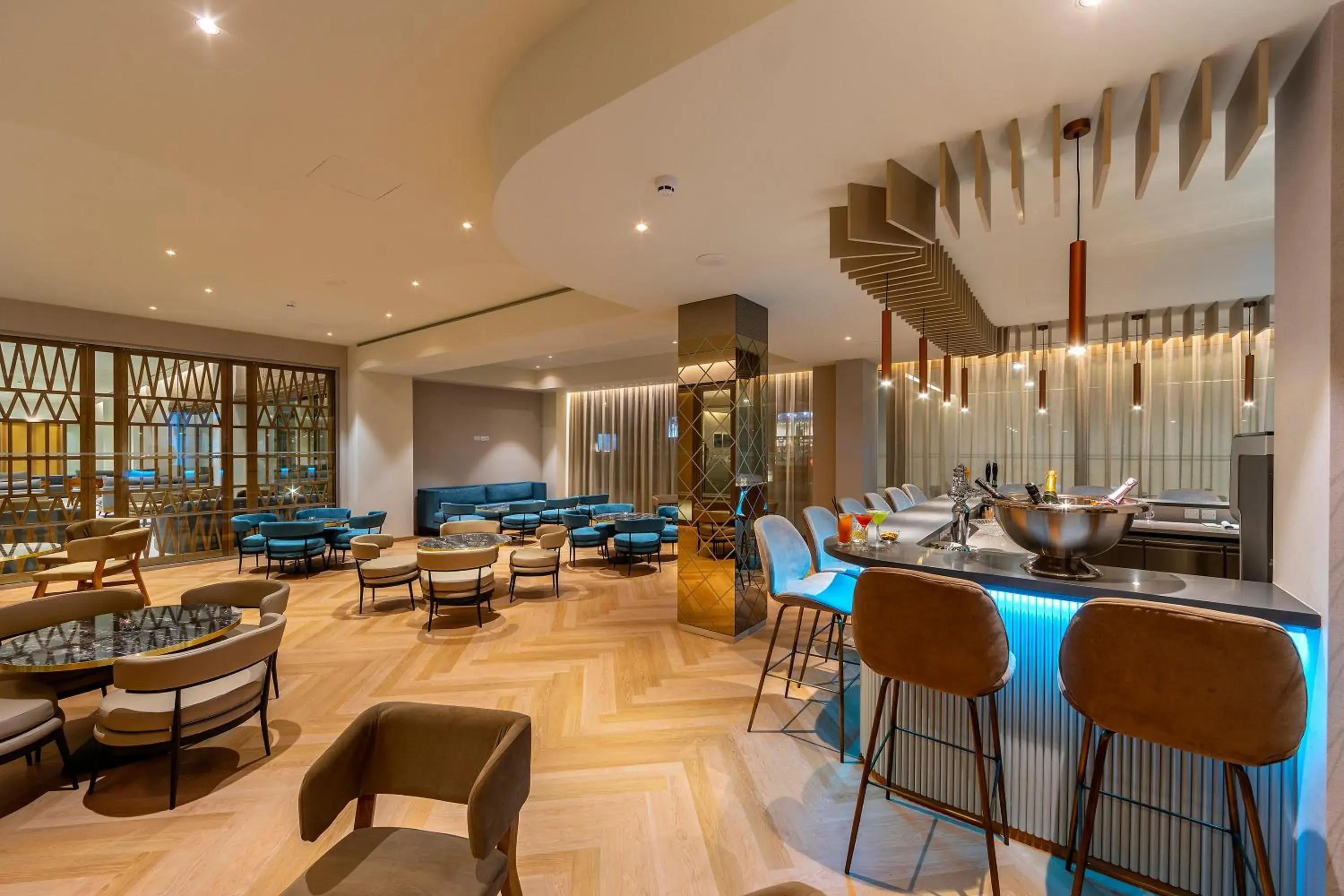 Lounge or bar in Faros Hotel Ayia Napa Lounge or bar in Faros Hotel Ayia Napa