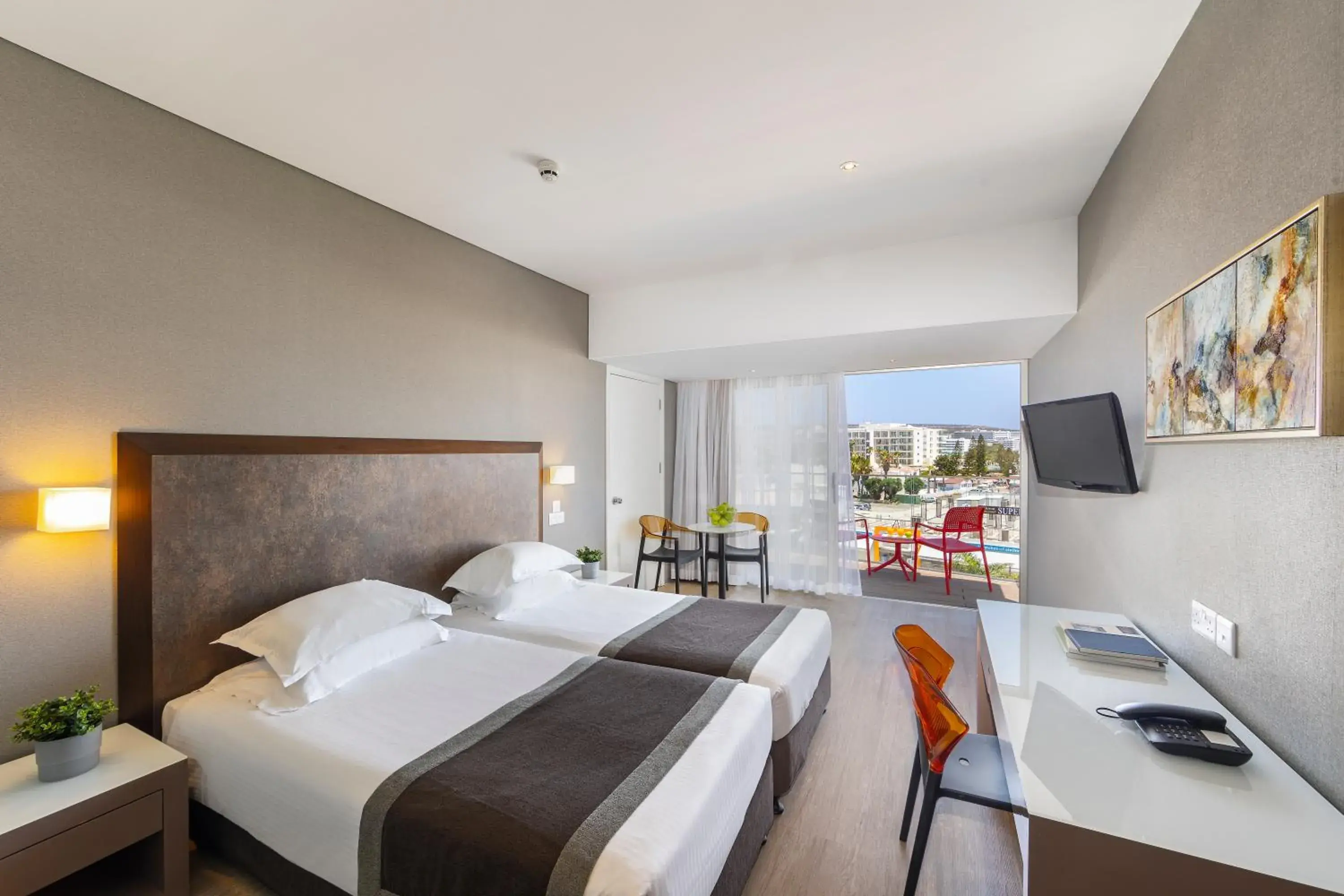 Bedroom, Bed in Faros Hotel Ayia Napa Bedroom, Bed in Faros Hotel Ayia Napa