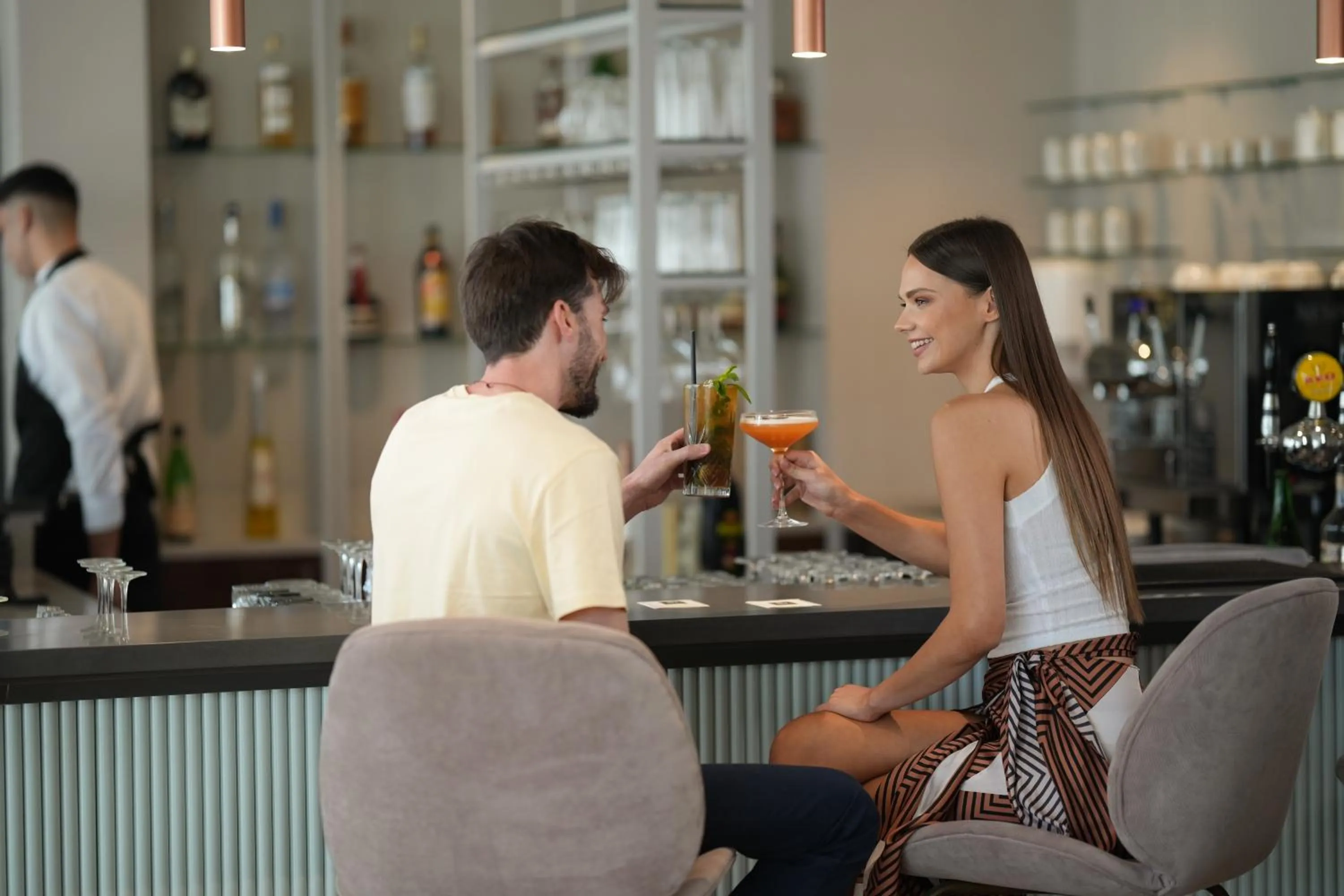 Lounge or bar in Faros Hotel Ayia Napa