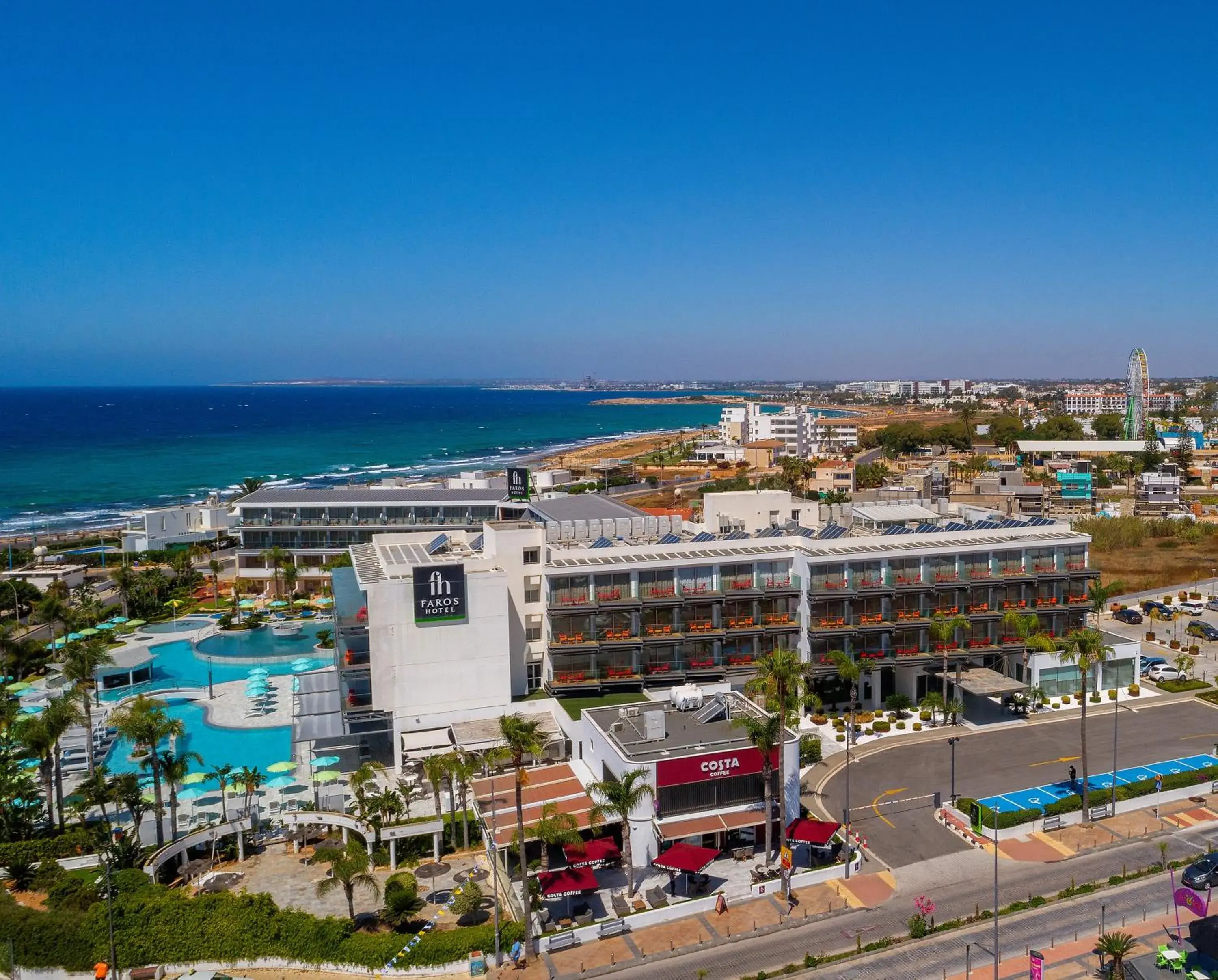 Bird's eye view in Faros Hotel Ayia Napa Bird's eye view in Faros Hotel Ayia Napa