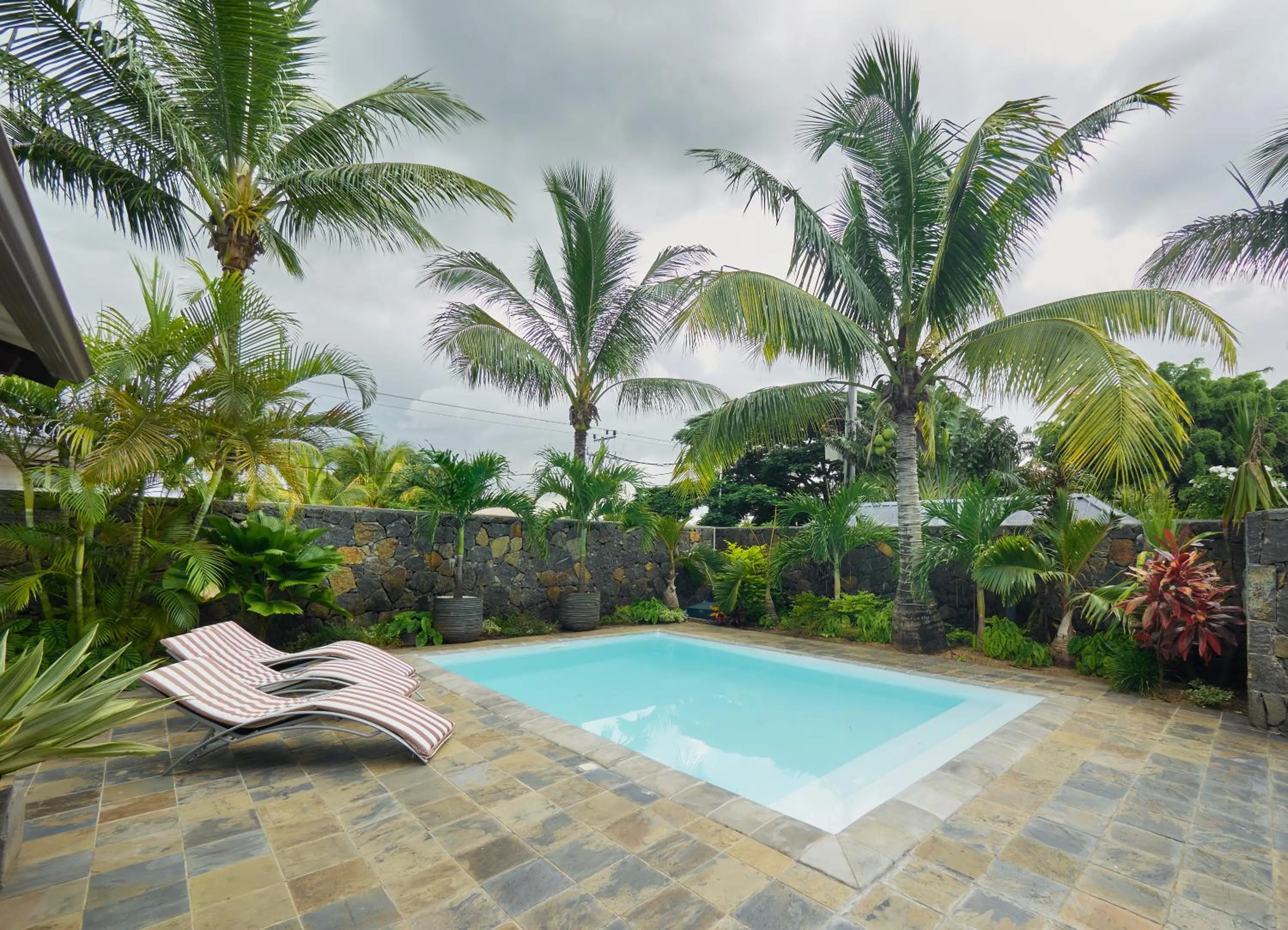 Patio in Bel Azur Beach Residence by LOV Mauritius