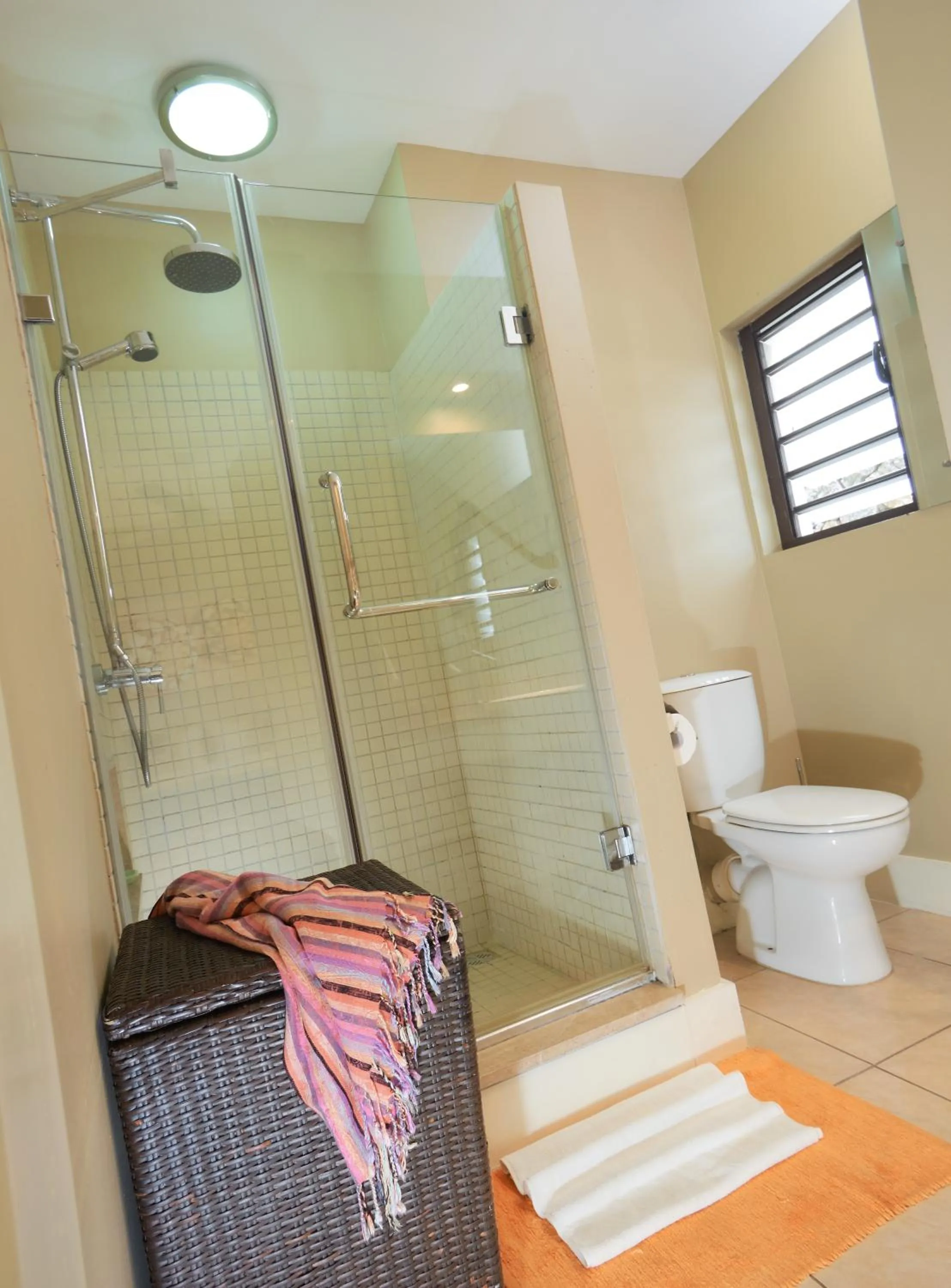 Shower in Bel Azur Beach Residence by LOV Mauritius