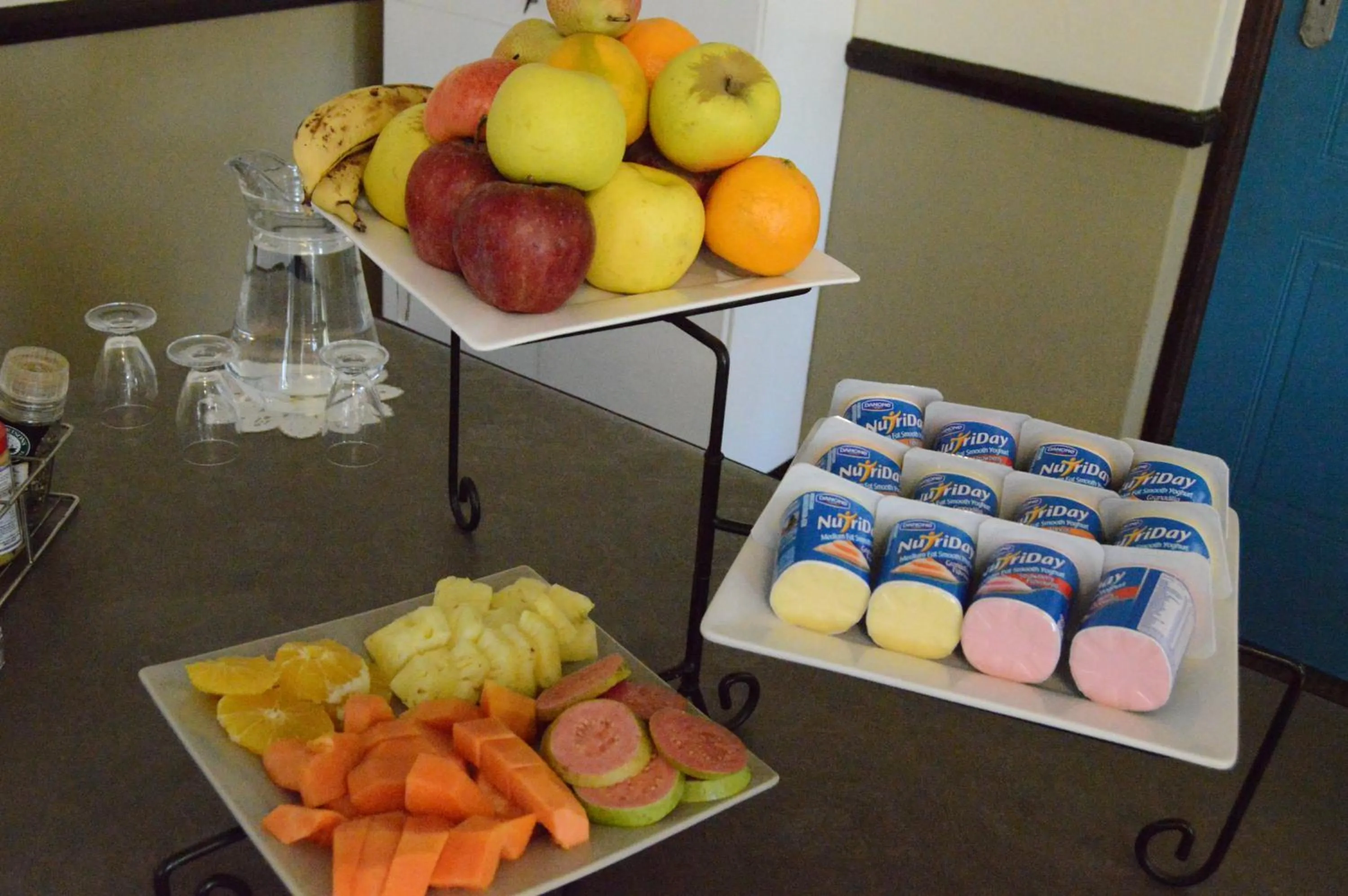 American breakfast in Constantia Manor Guest House