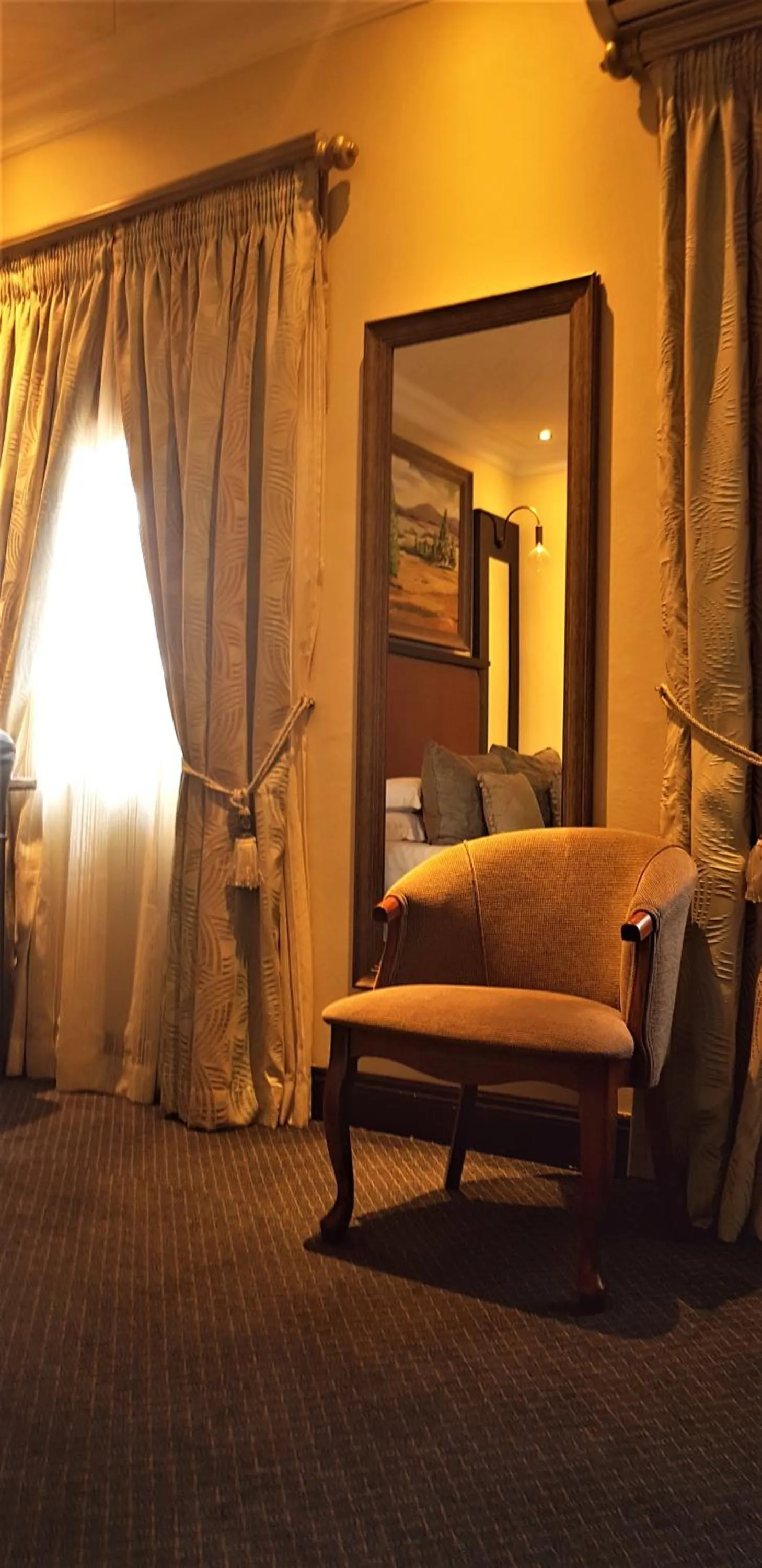 Seating area, Bed in Constantia Manor Guest House