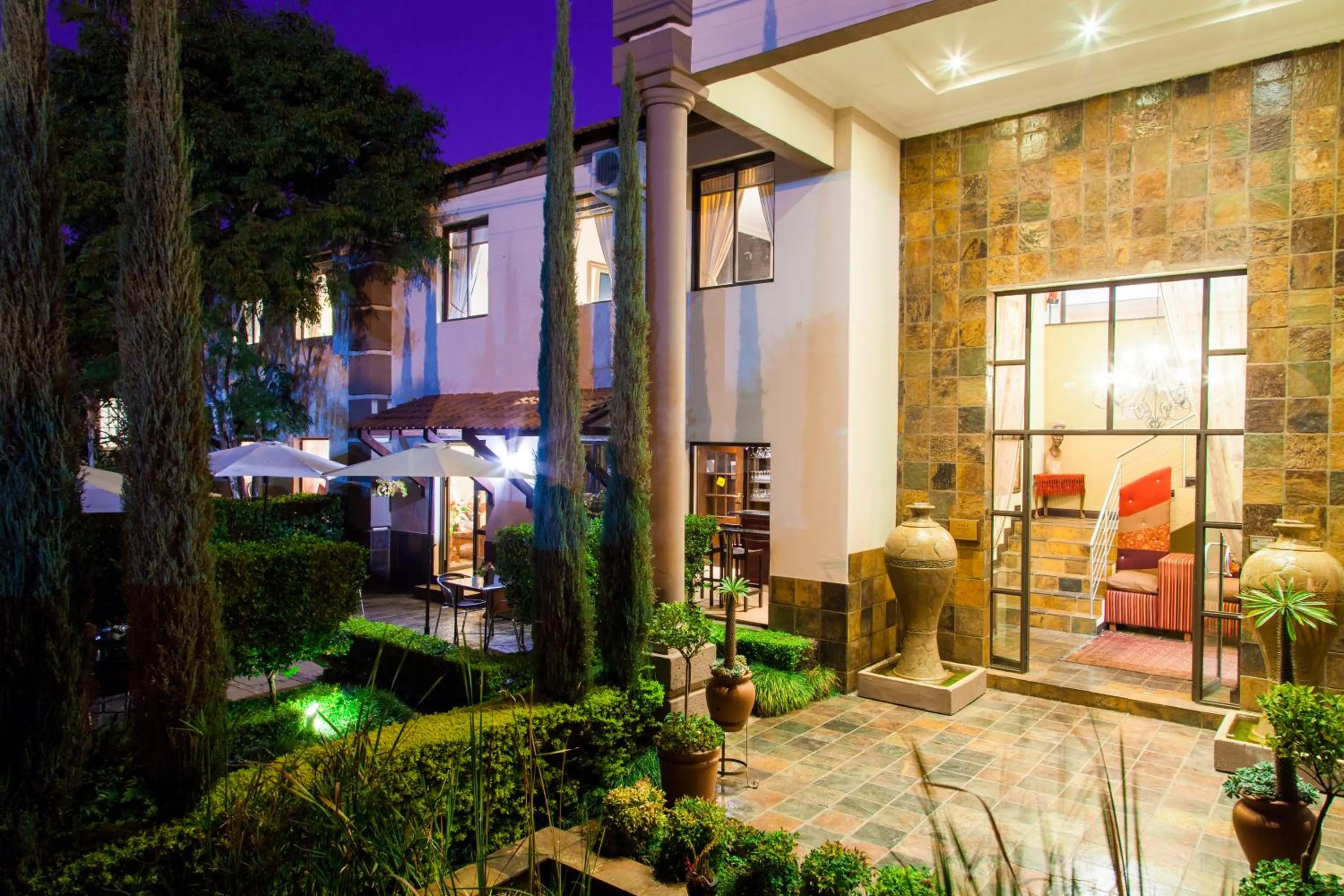 Patio in Constantia Manor Guest House