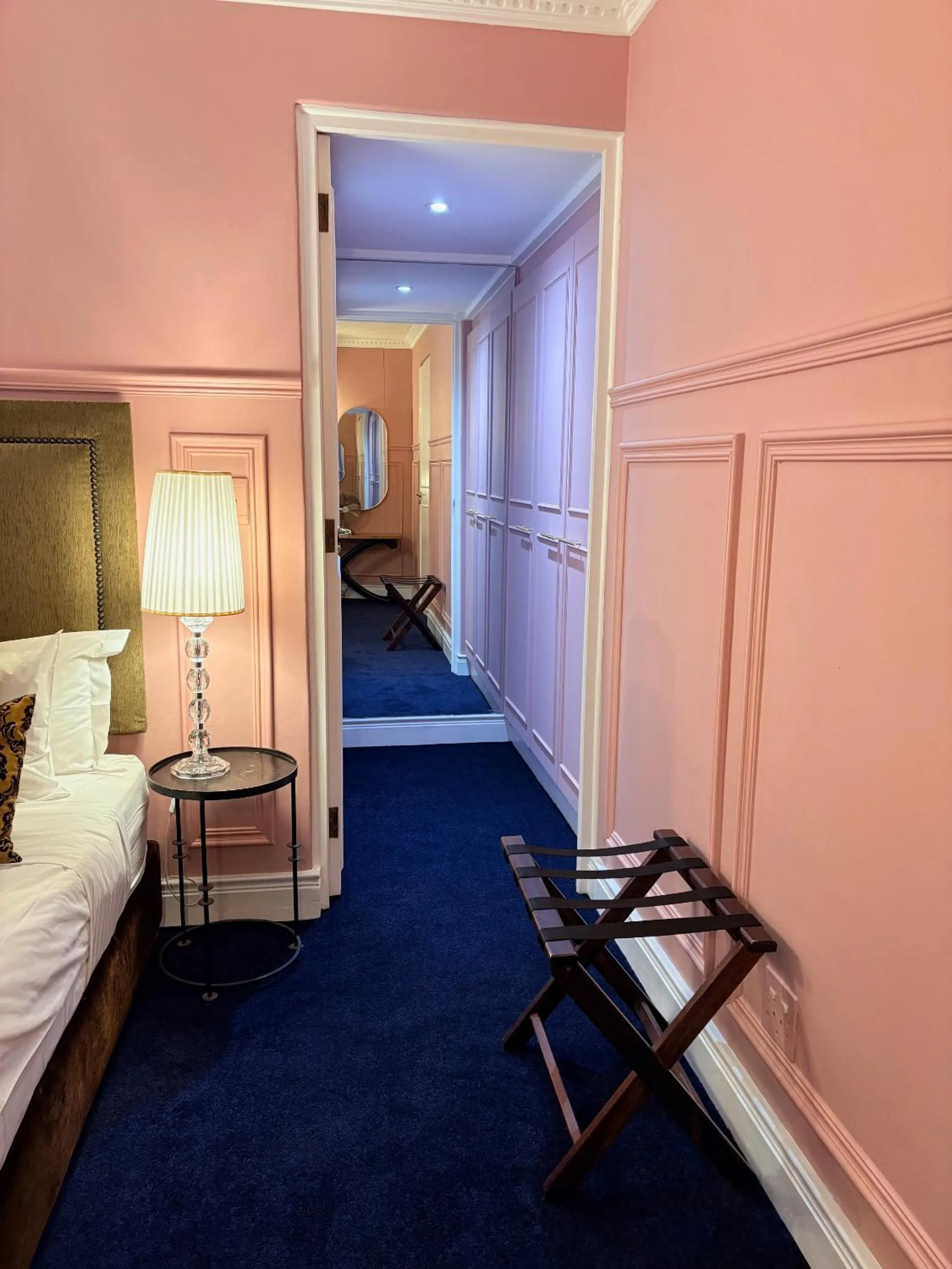 wardrobe, Bed in Romney Park Luxury Apartments by The Stay Collection