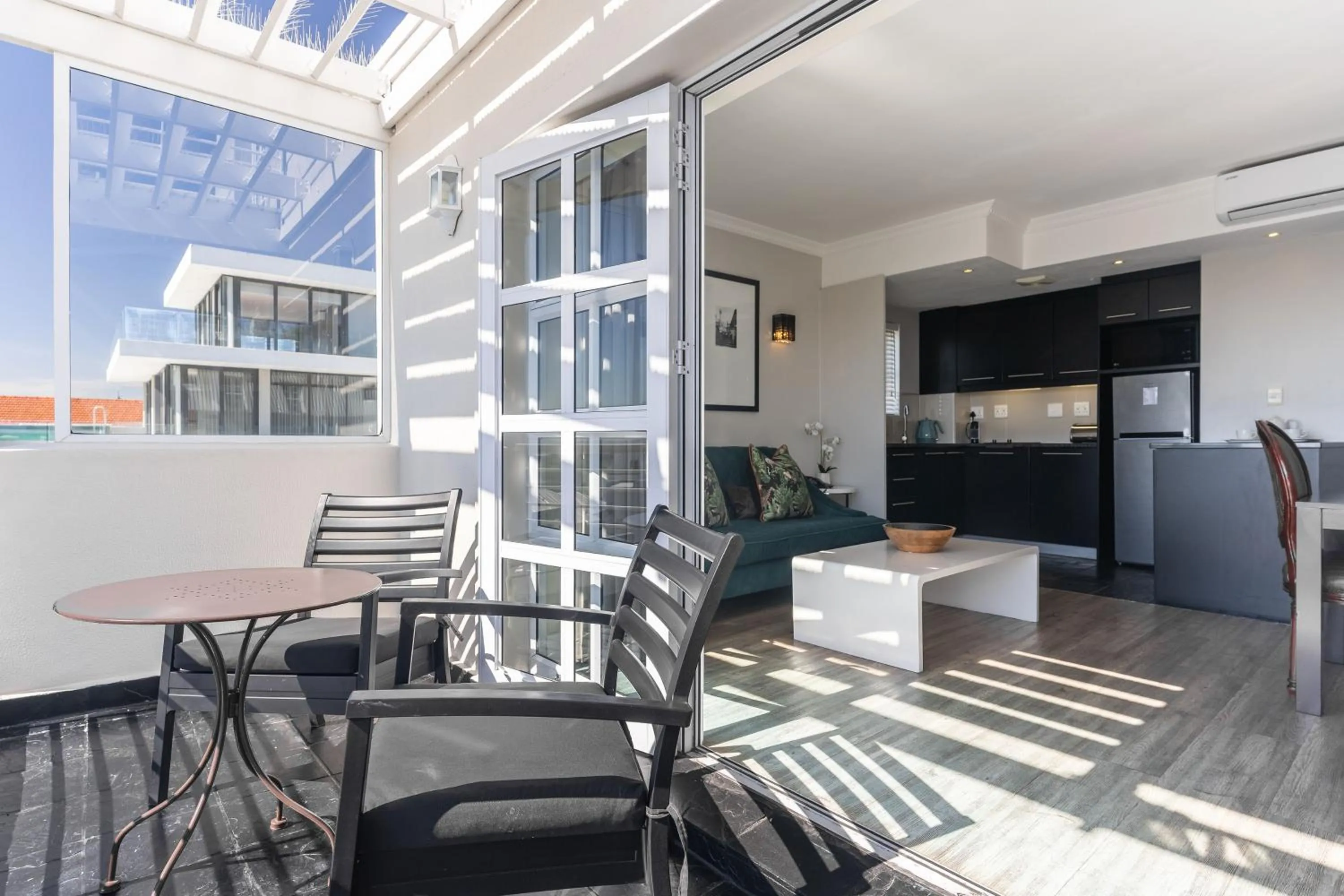 Patio in Romney Park Luxury Apartments by The Stay Collection