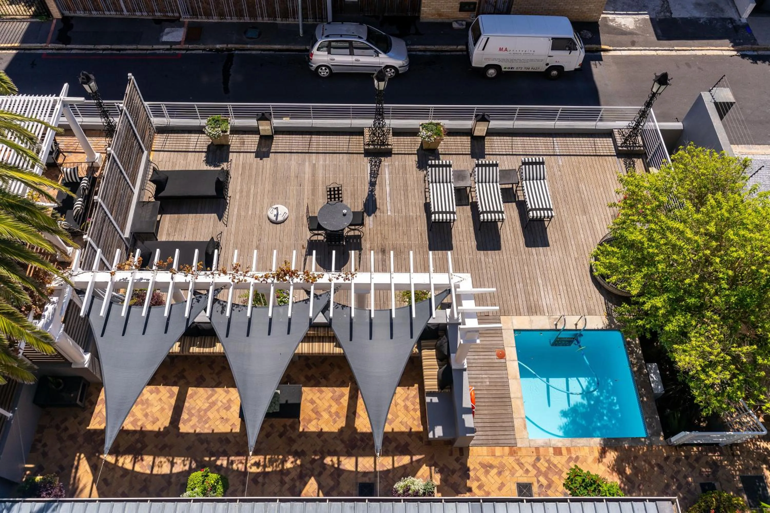 Pool view in Romney Park Luxury Apartments by The Stay Collection