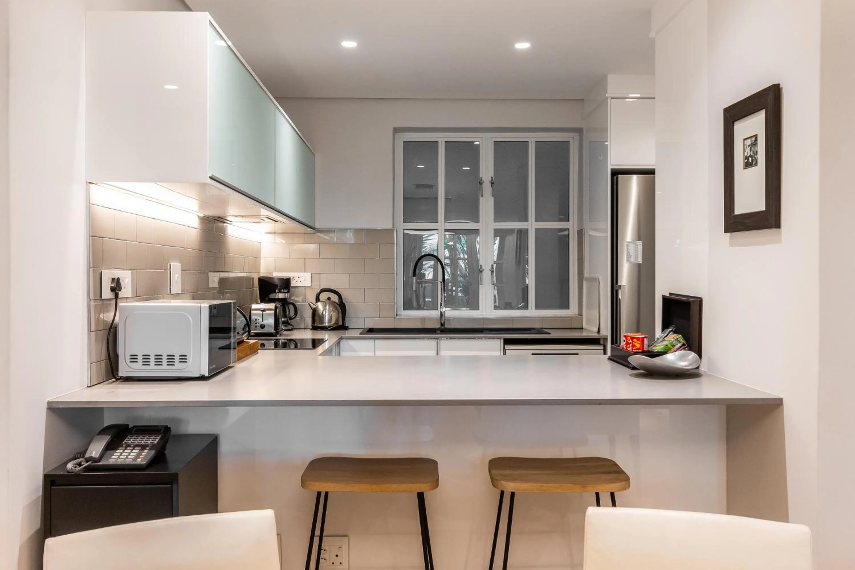 Coffee/tea facilities in Romney Park Luxury Apartments by The Stay Collection