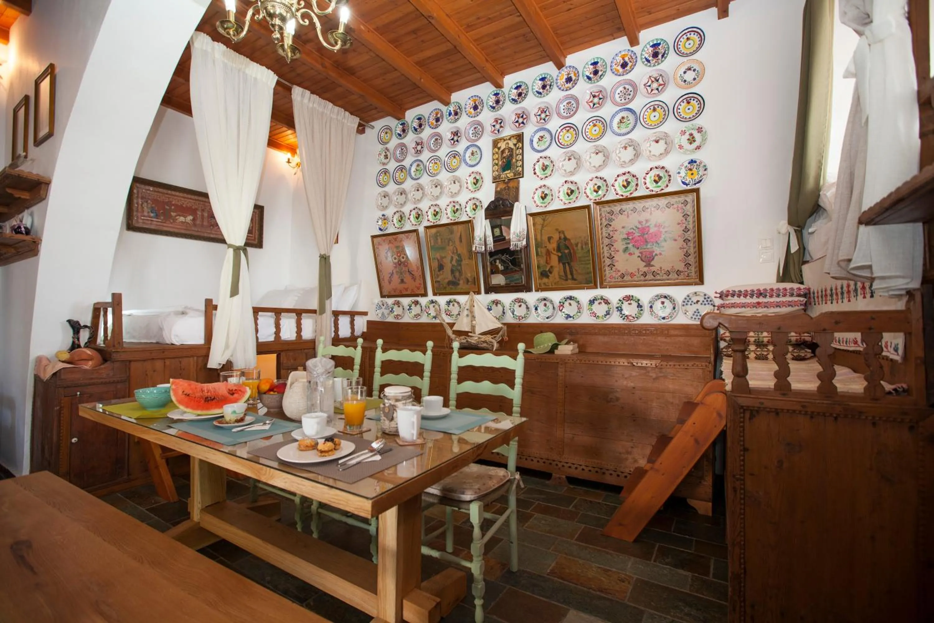 Dining area in Arch Villa
