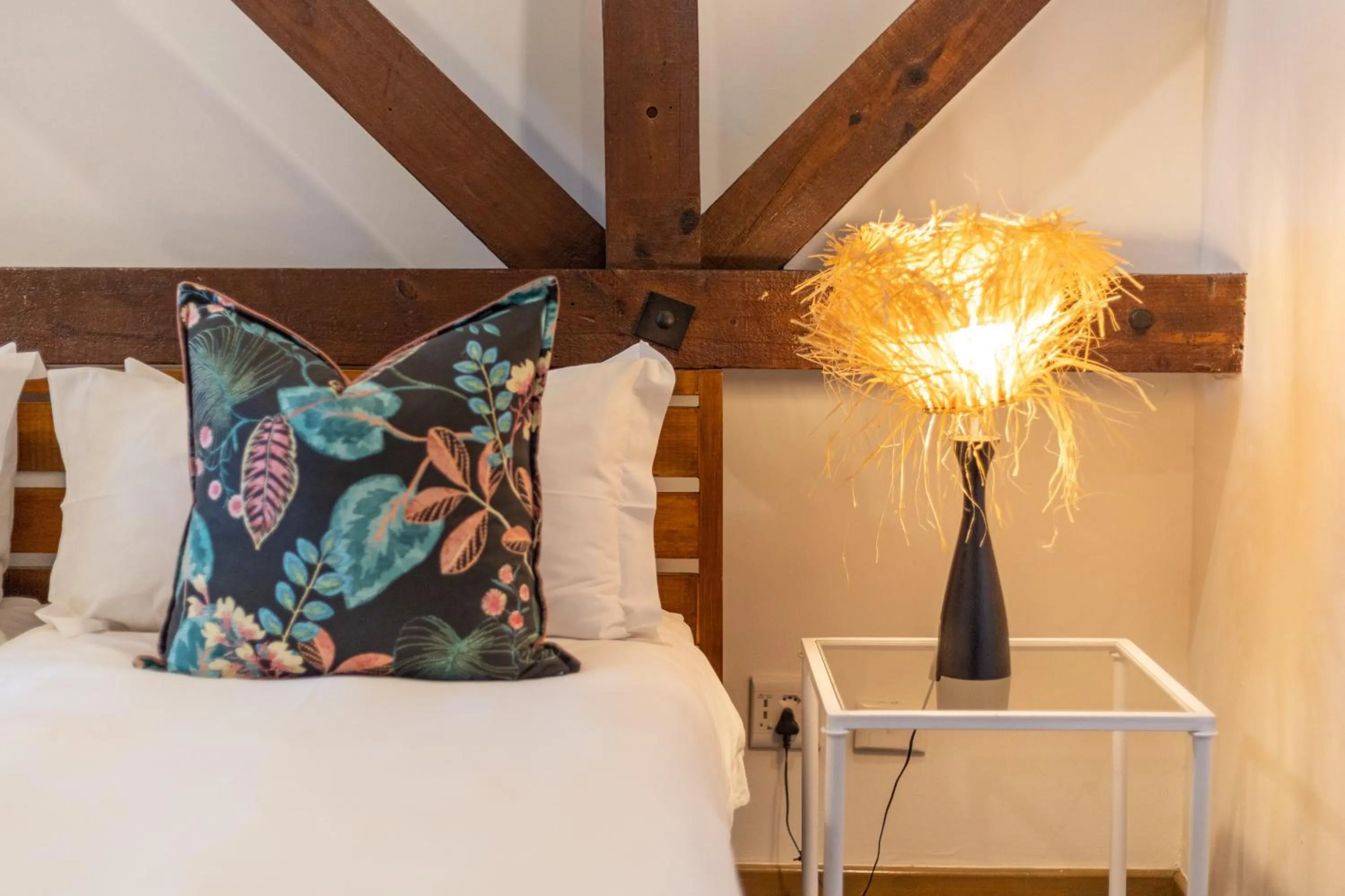 Decorative detail, Bed in The Lofts Boutique Hotel