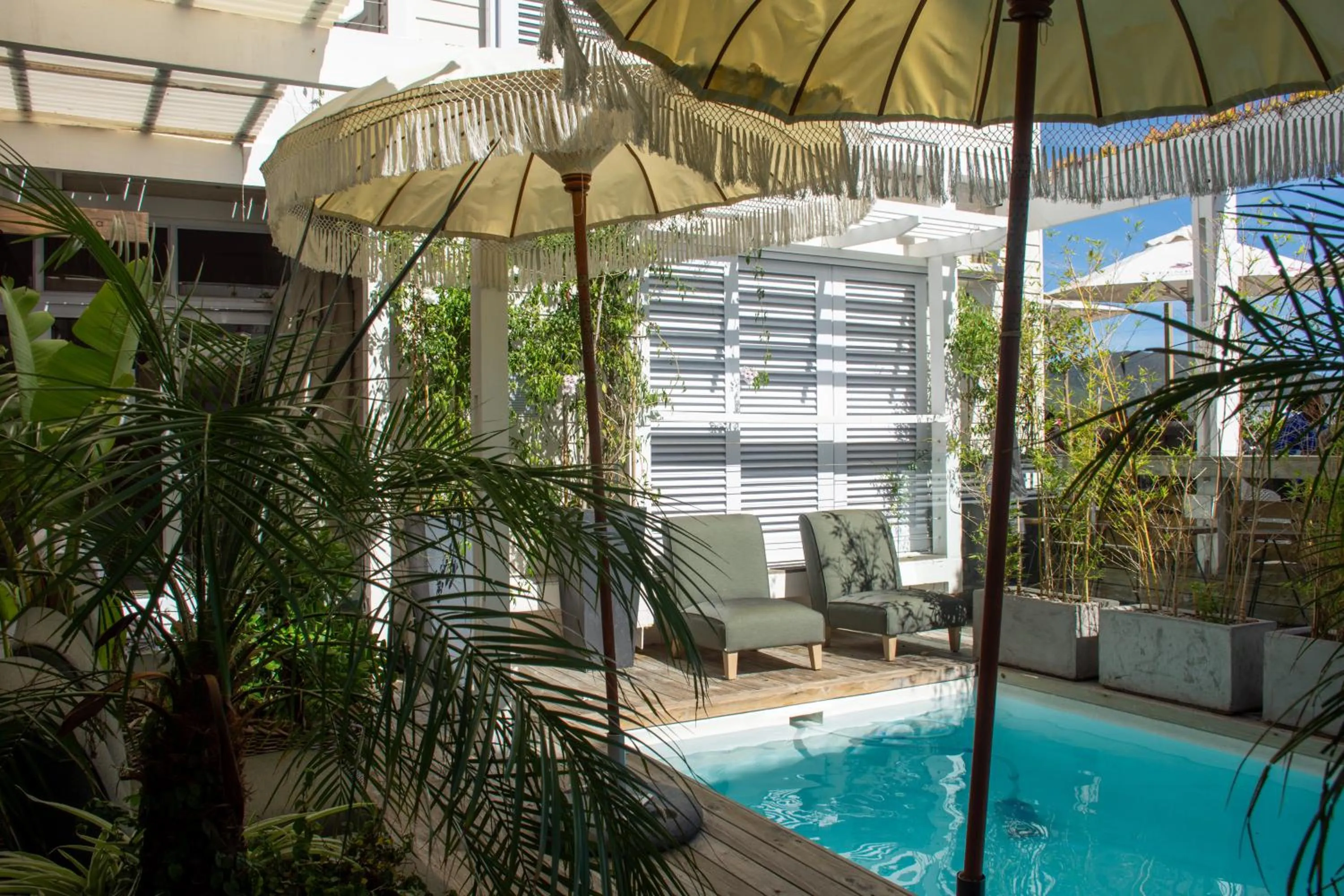 Patio in The Lofts Boutique Hotel