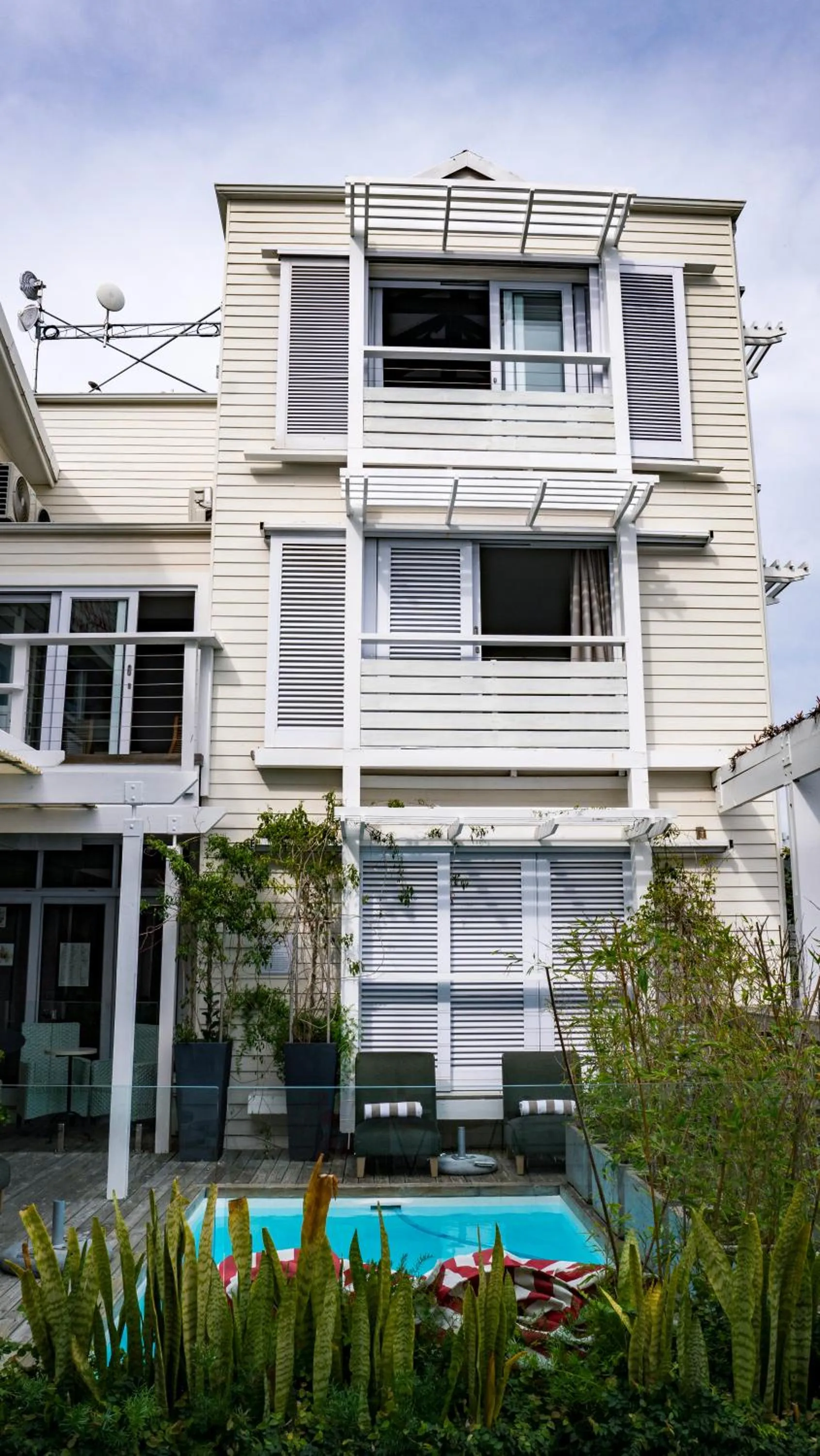 Property building in The Lofts Boutique Hotel