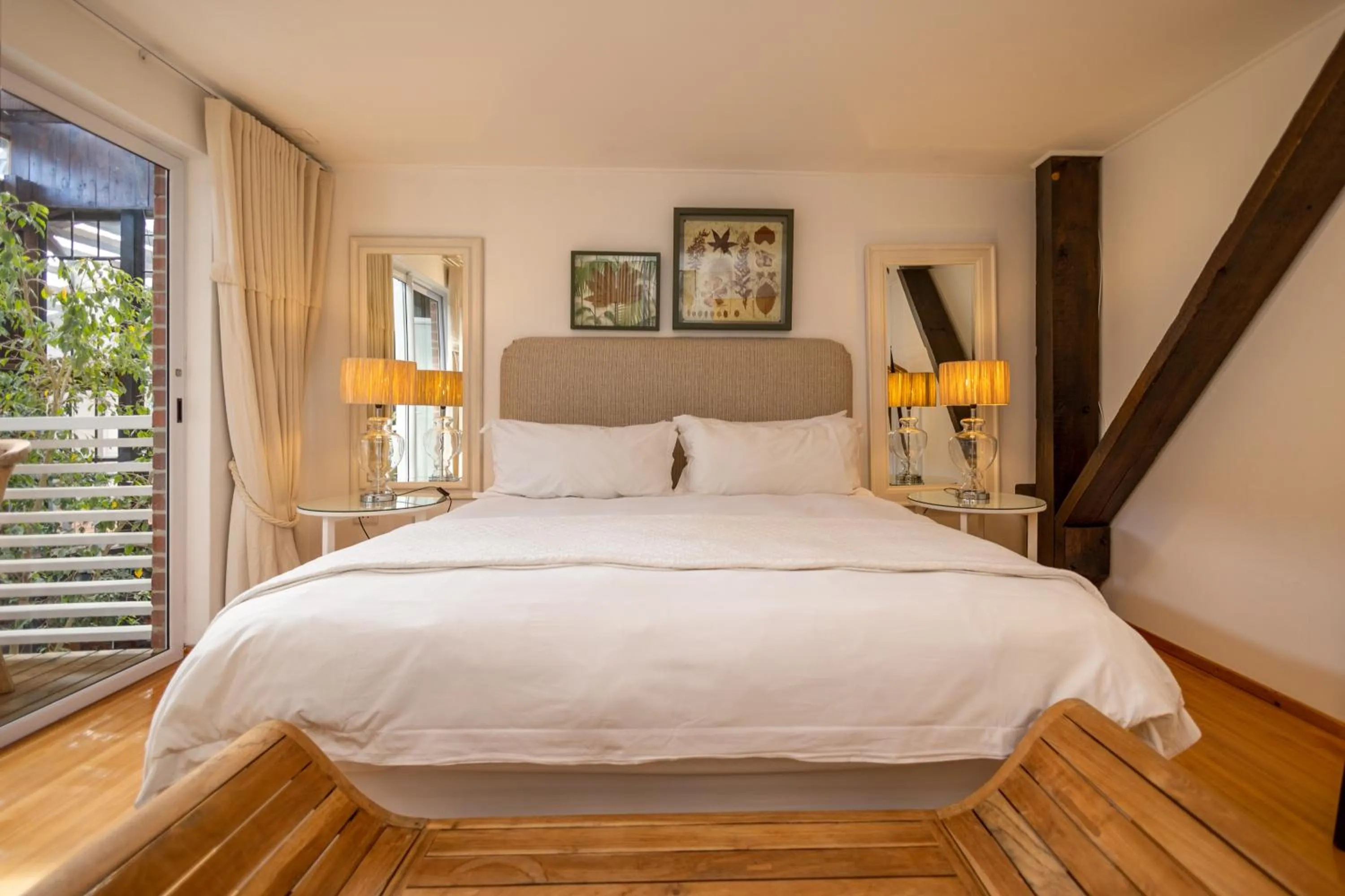 Bed in The Lofts Boutique Hotel