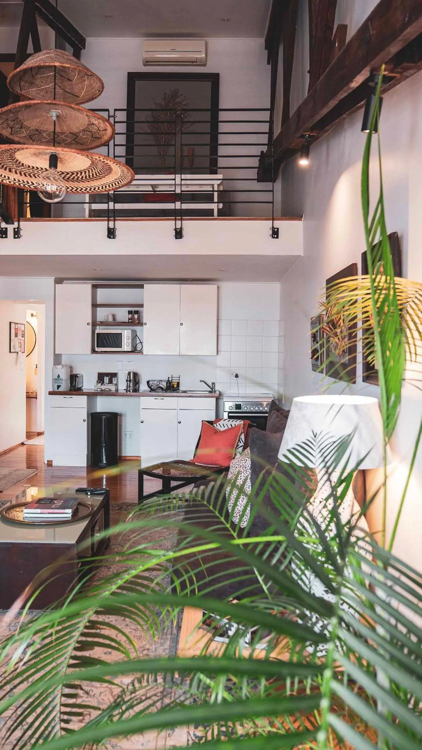 Kitchen or kitchenette in The Lofts Boutique Hotel