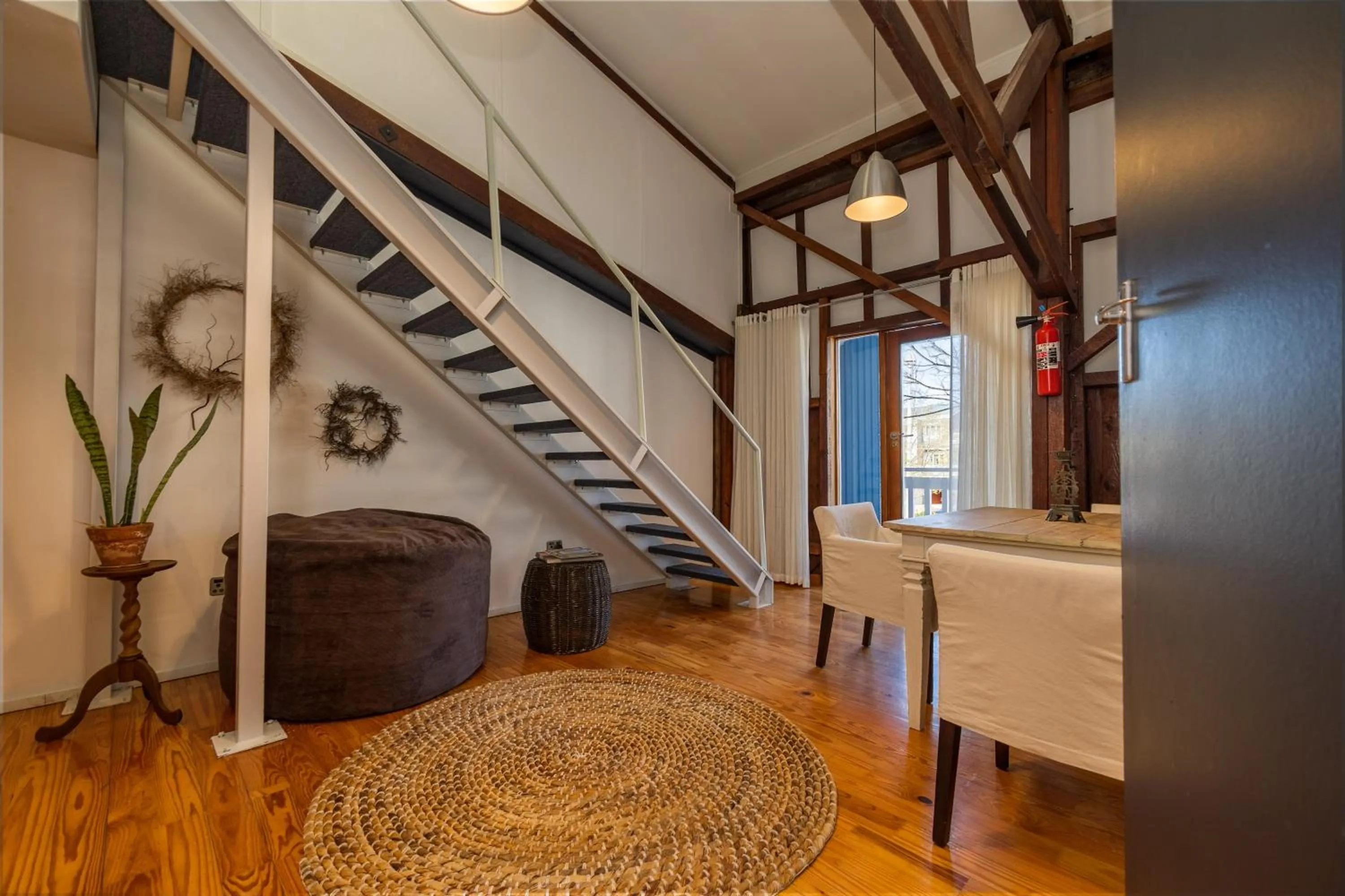 Seating area in The Lofts Boutique Hotel