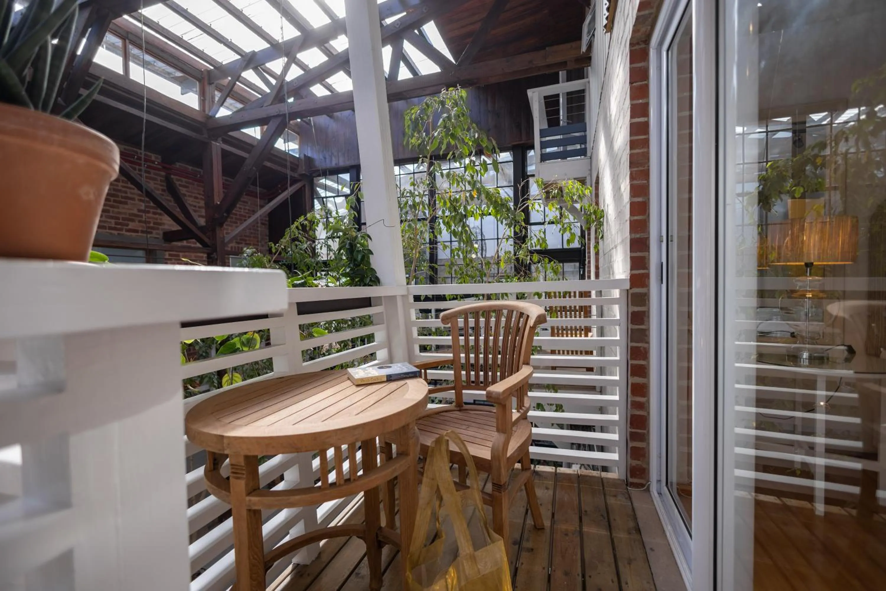 Patio in The Lofts Boutique Hotel