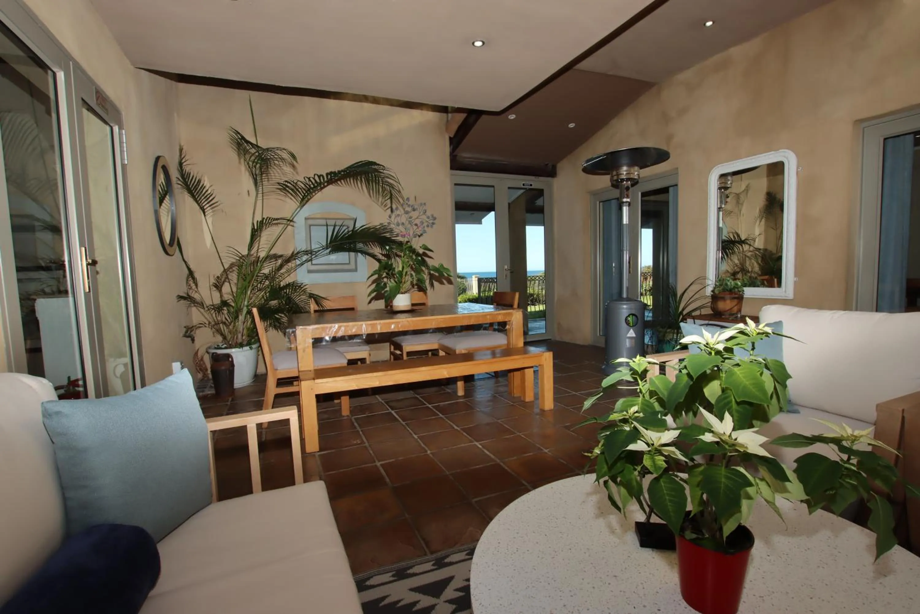 Seating area in On The Cliff Guest House