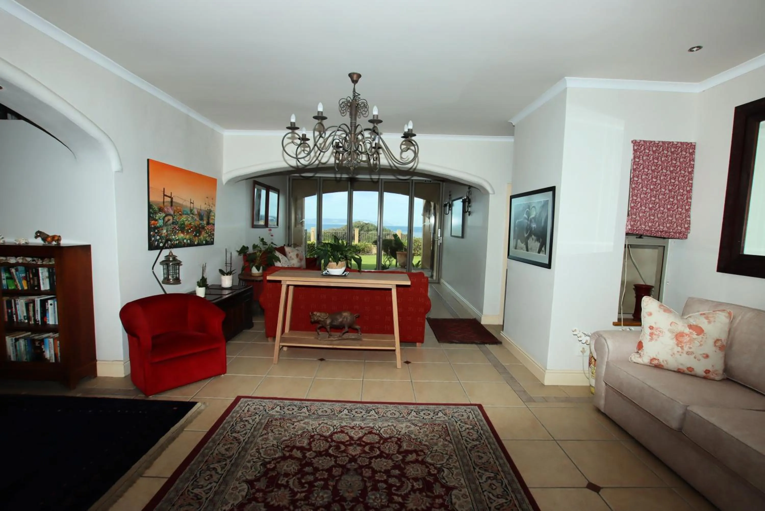 Seating area in On The Cliff Guest House
