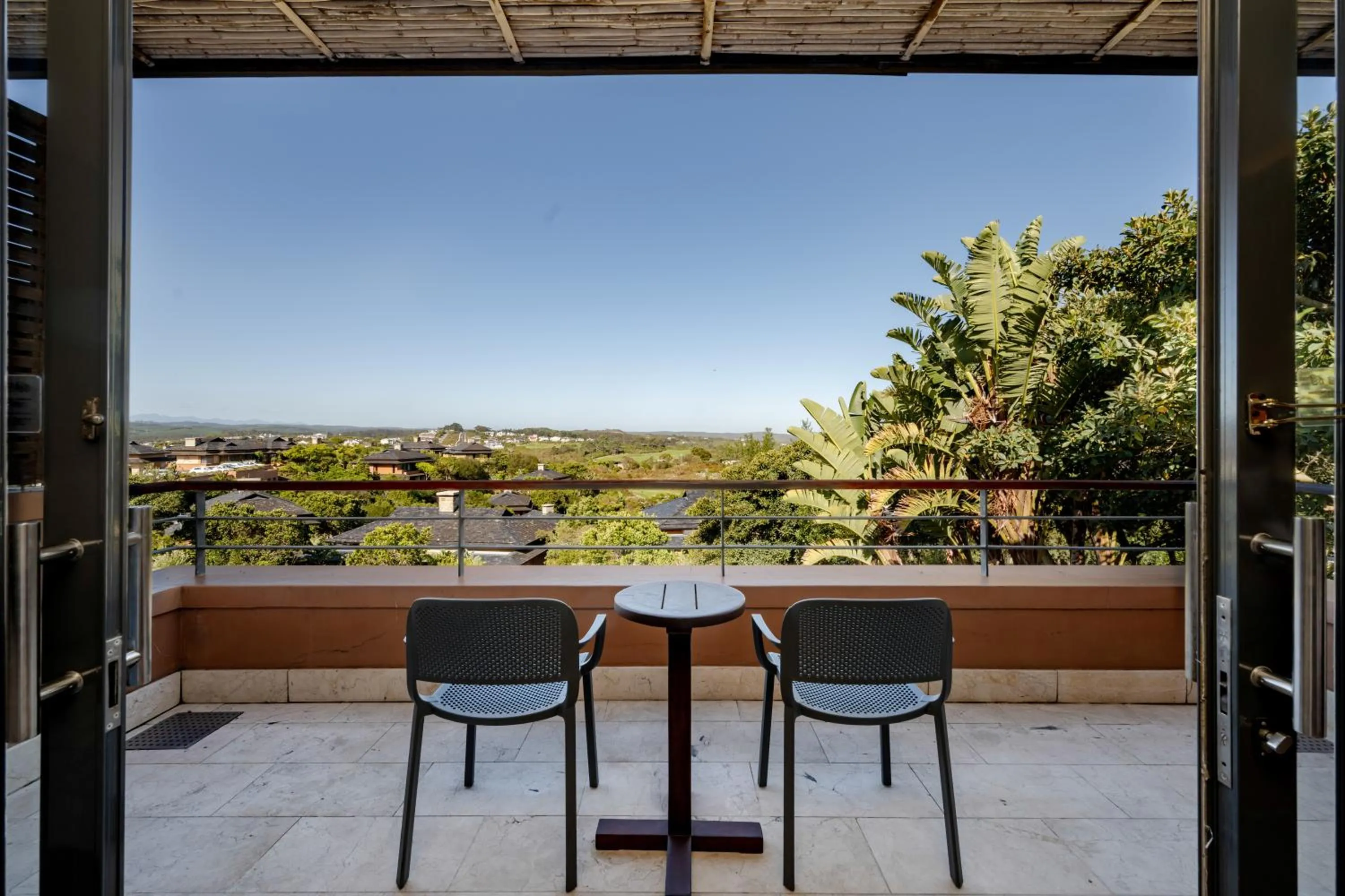 Garden view in Pezula Nature Retreat