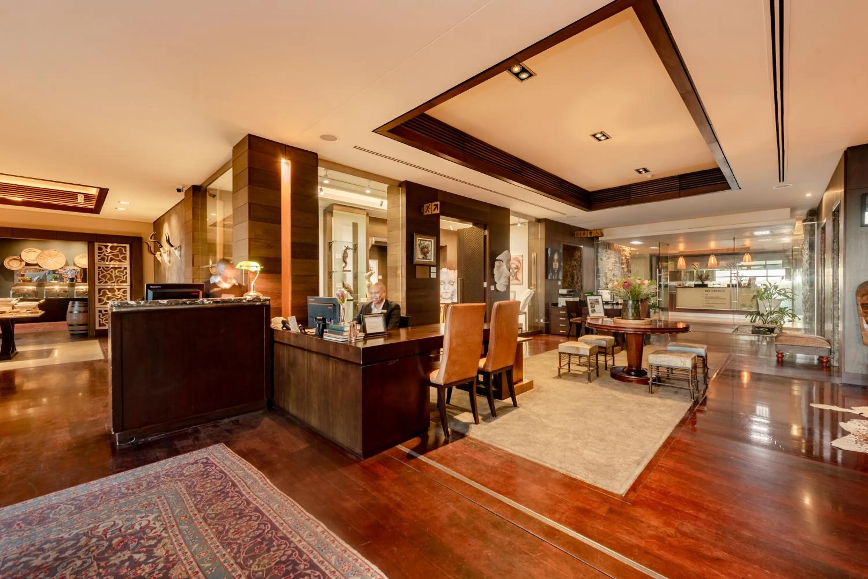 Lobby or reception in Pezula Nature Retreat