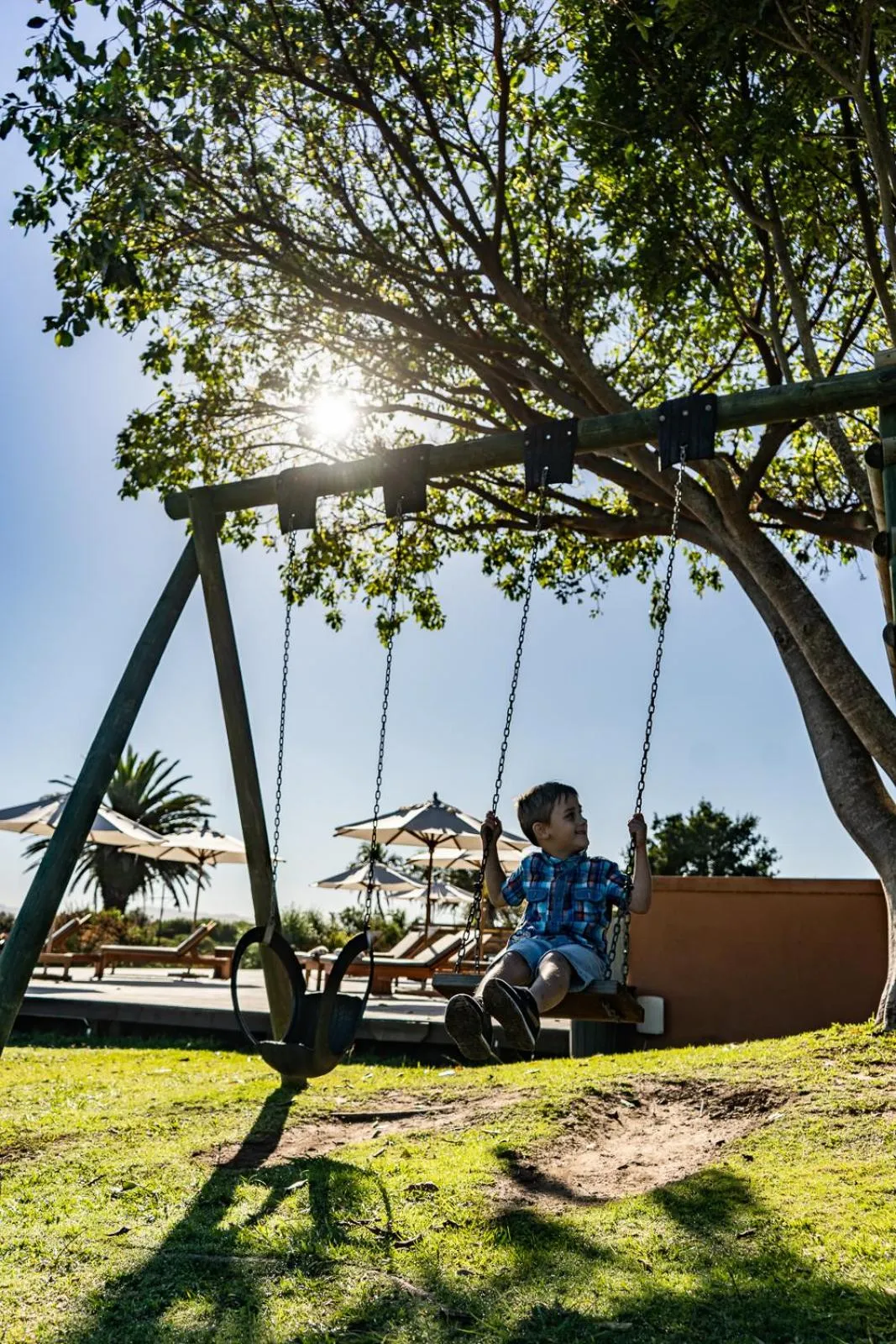 Children play ground in Pezula Nature Retreat