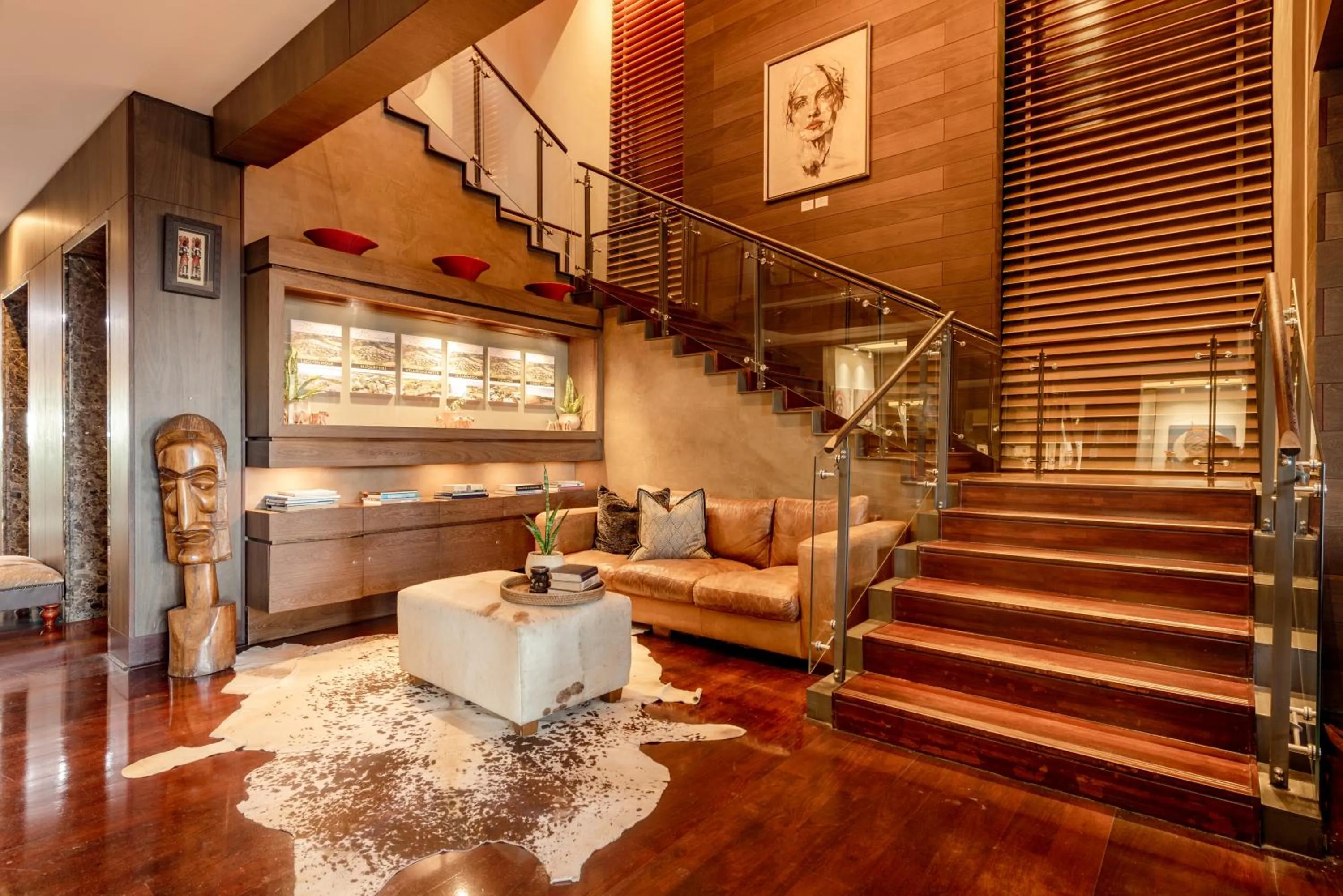 Seating area in Pezula Nature Retreat