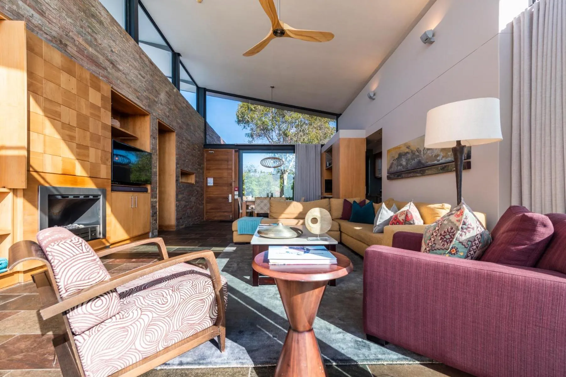 Living room in Pezula Nature Retreat