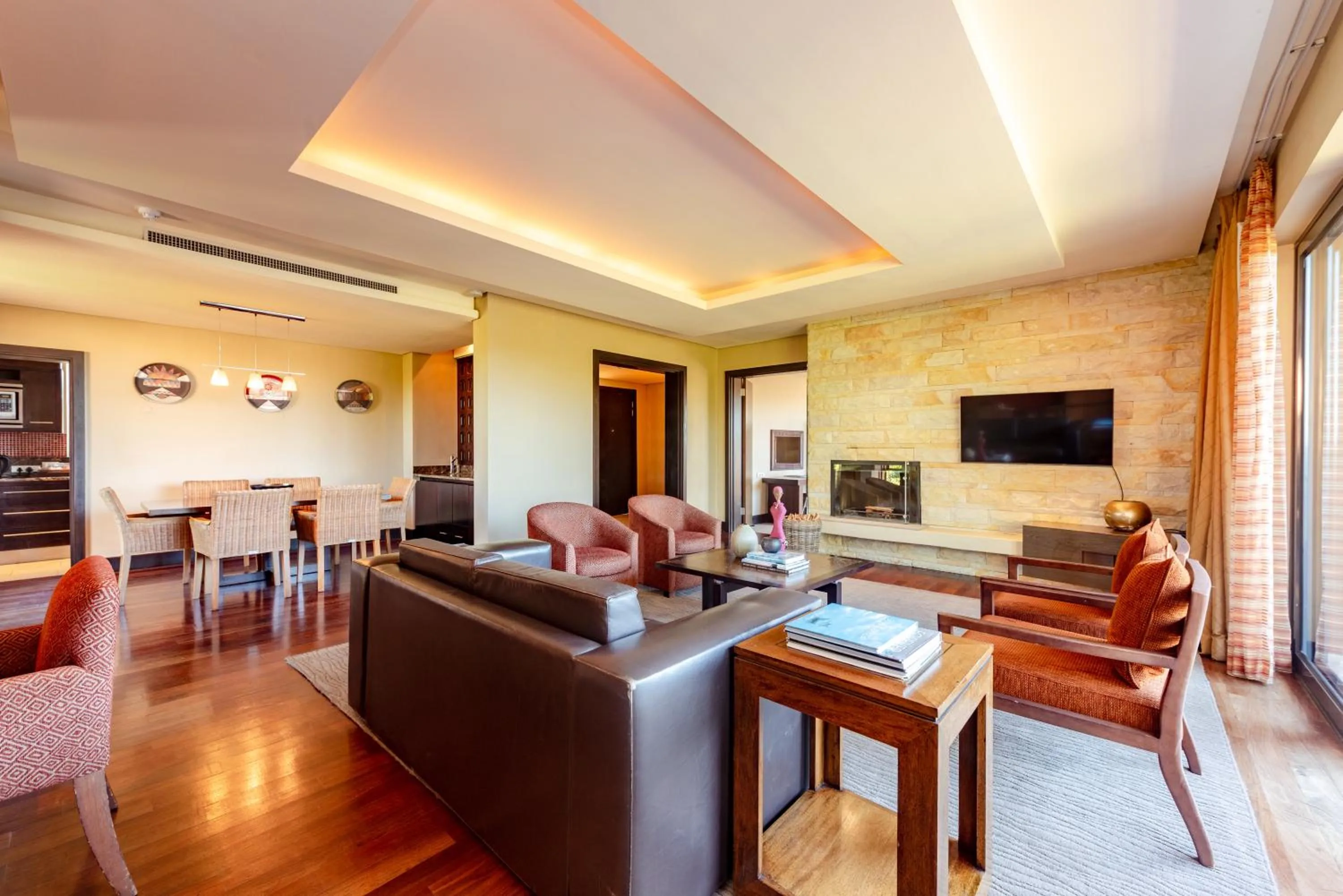 Living room in Pezula Nature Retreat