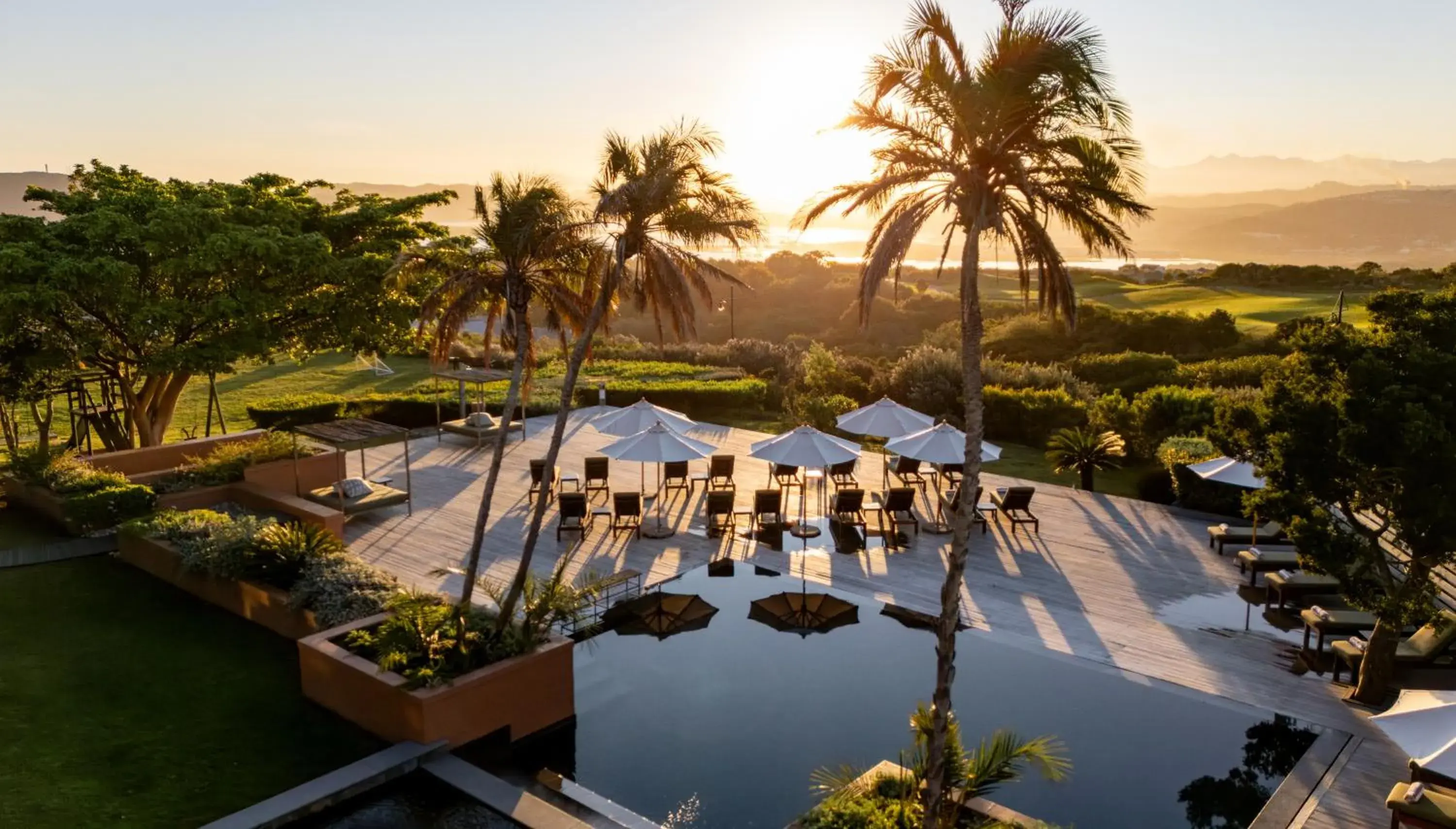 Swimming pool in Pezula Nature Retreat Swimming pool in Pezula Nature Retreat