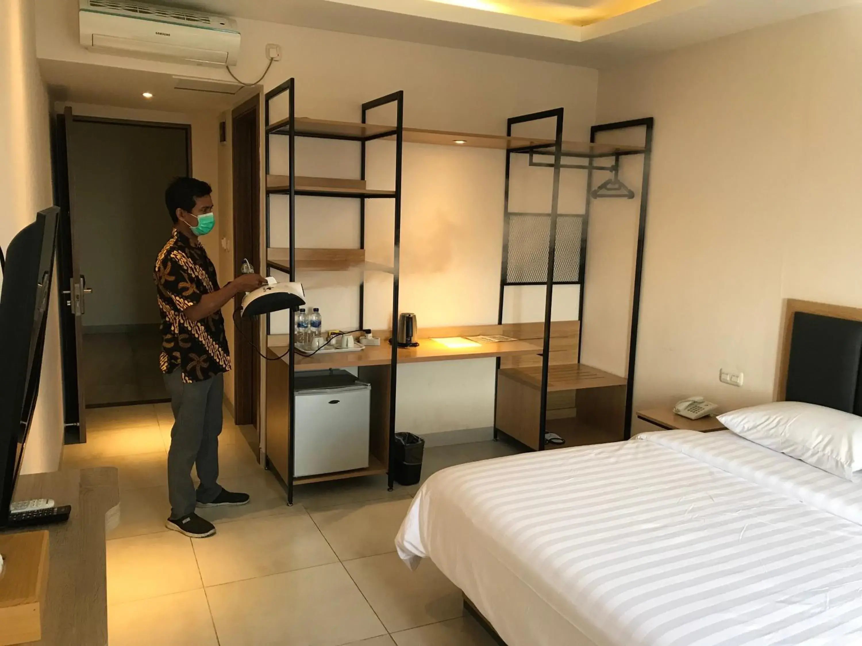 Bed in Hotel Arisu Bed in Hotel Arisu