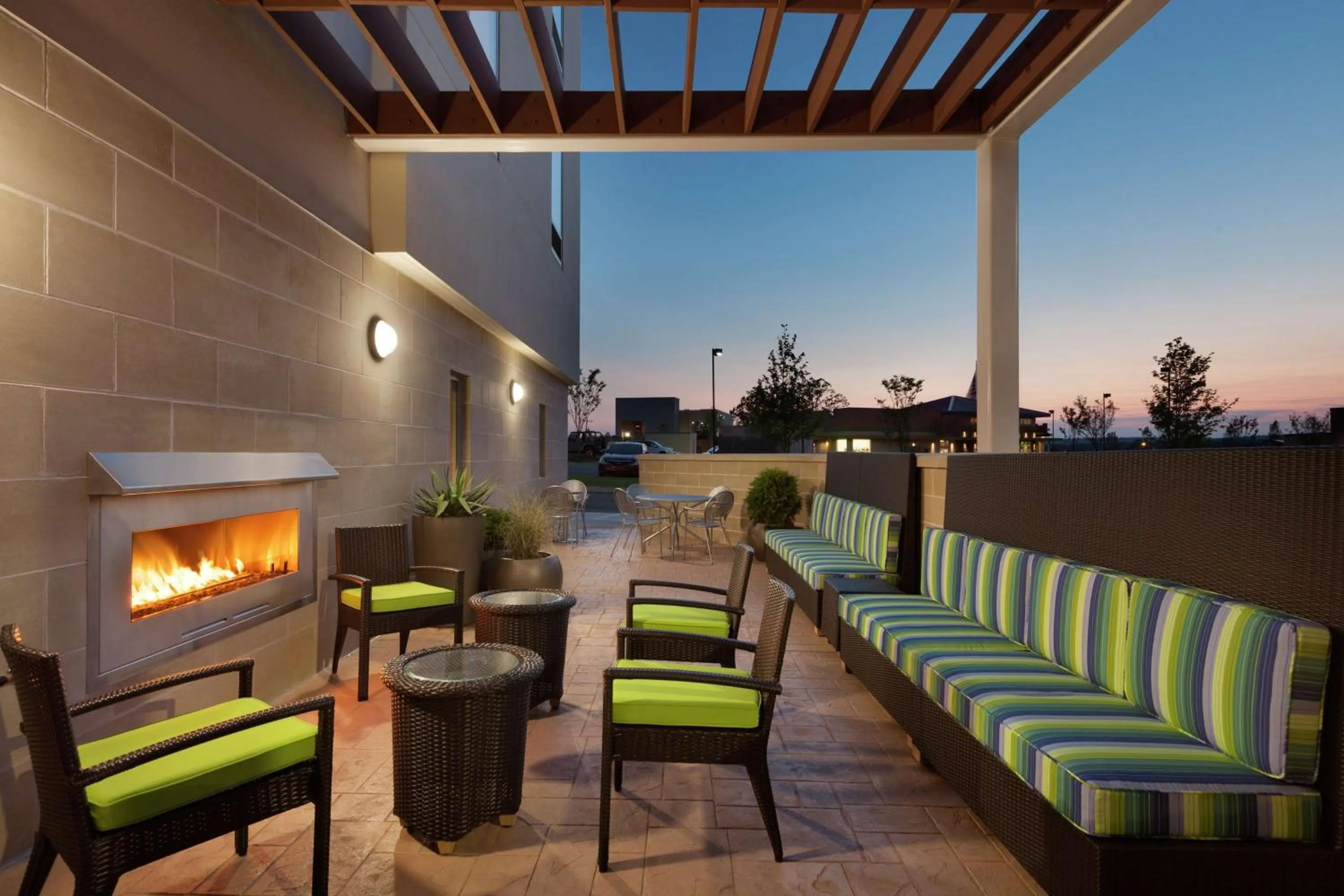 Patio in Home2 Suites by Hilton Durham Chapel Hill