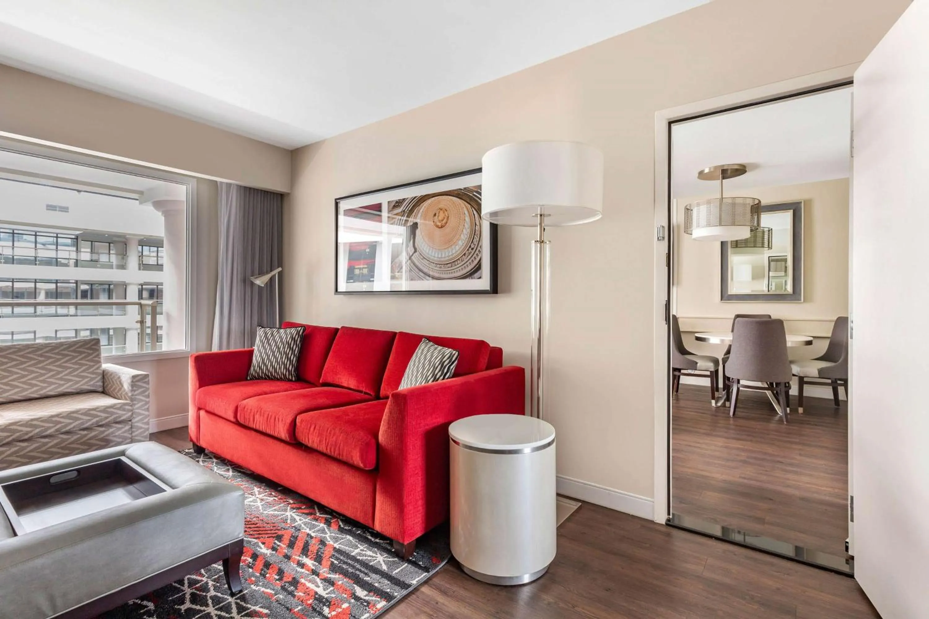 Living room in Hilton Club The District Washington DC