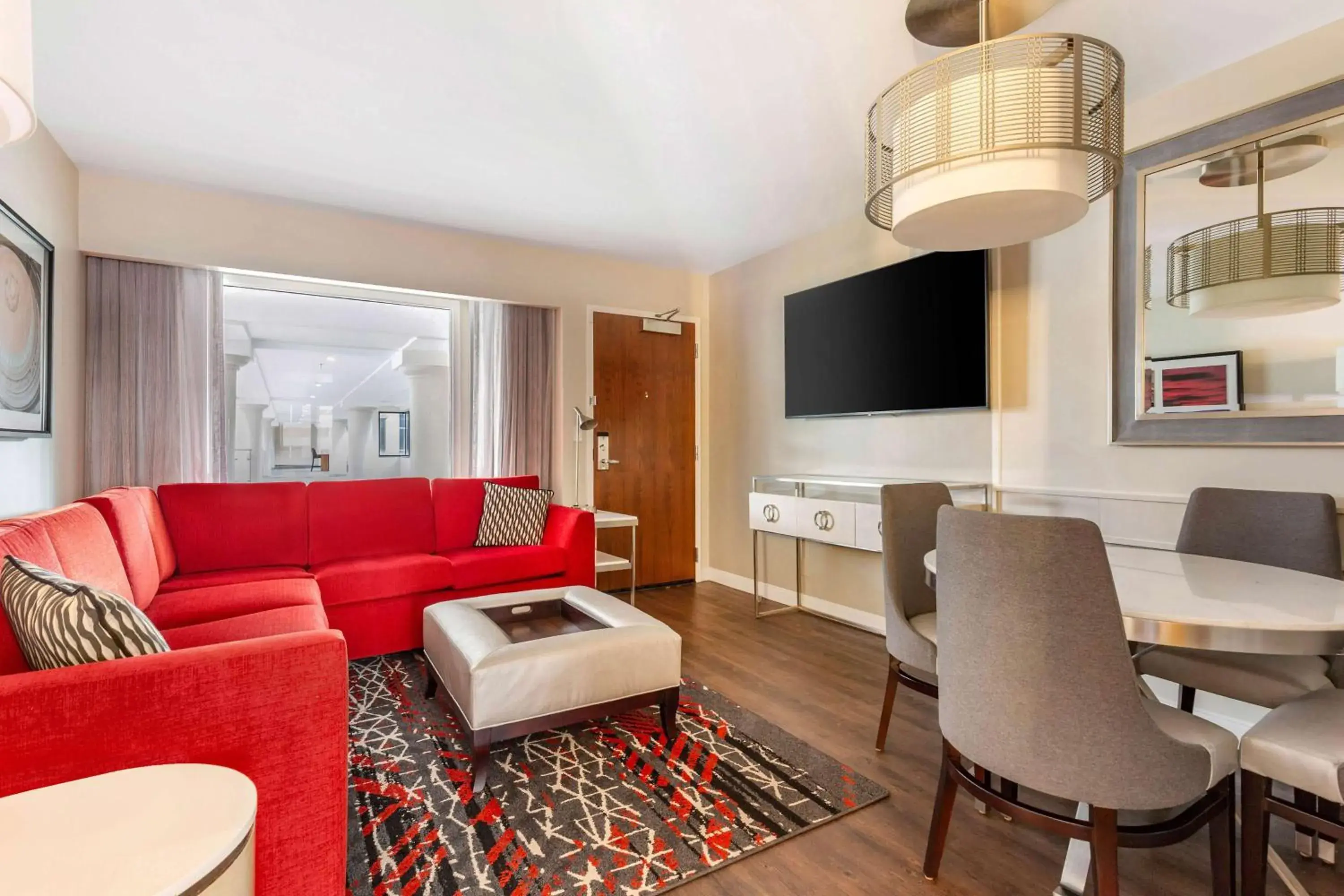 Living room in Hilton Club The District Washington DC Living room in Hilton Club The District Washington DC