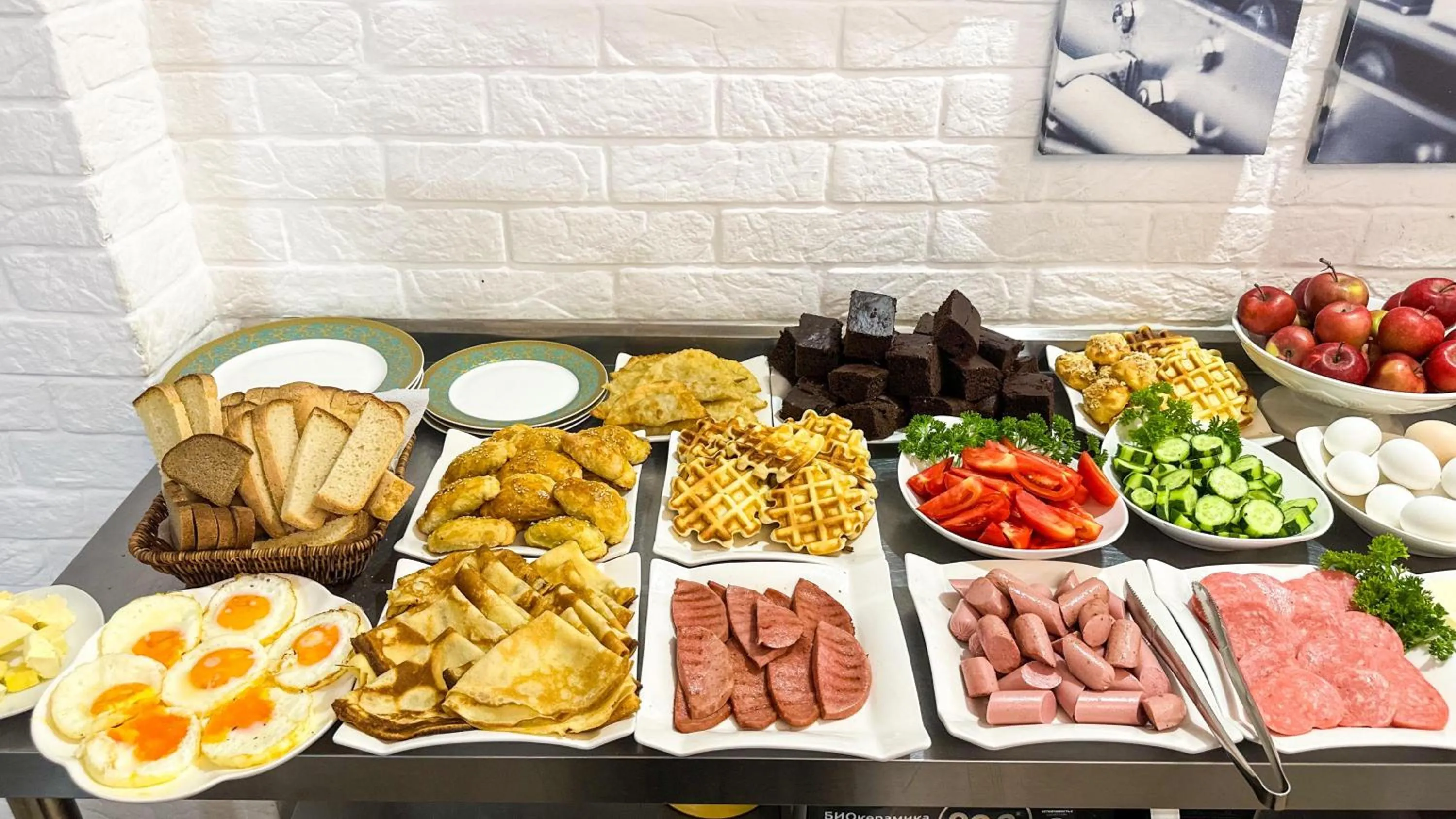 Breakfast in Resident Hotel Almaty