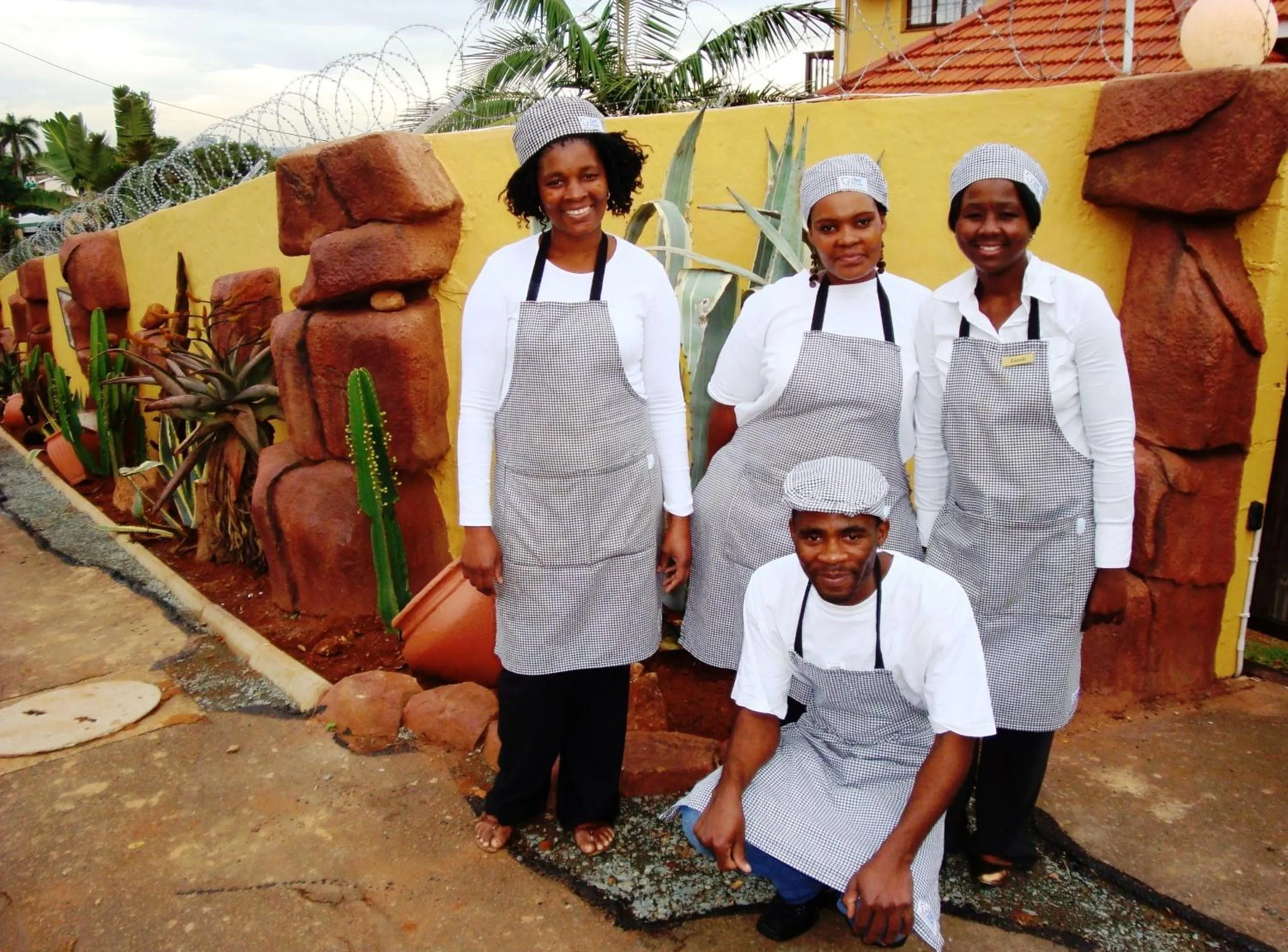 Staff in Flintstones Guest House Durban