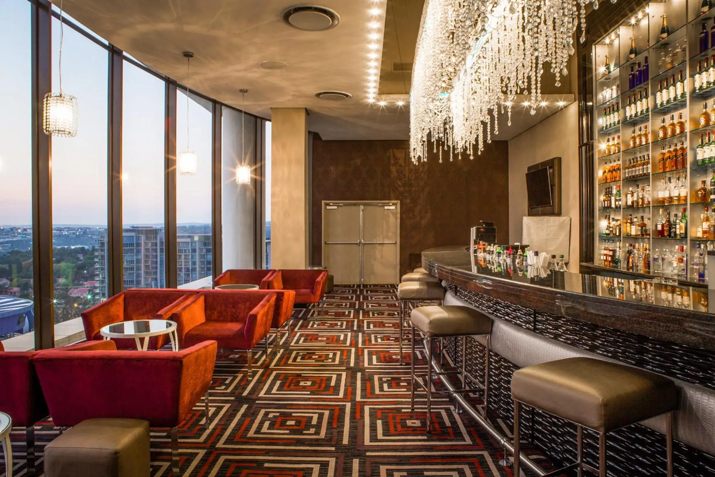 Lounge or bar in Southern Sun Sandton Lounge or bar in Southern Sun Sandton