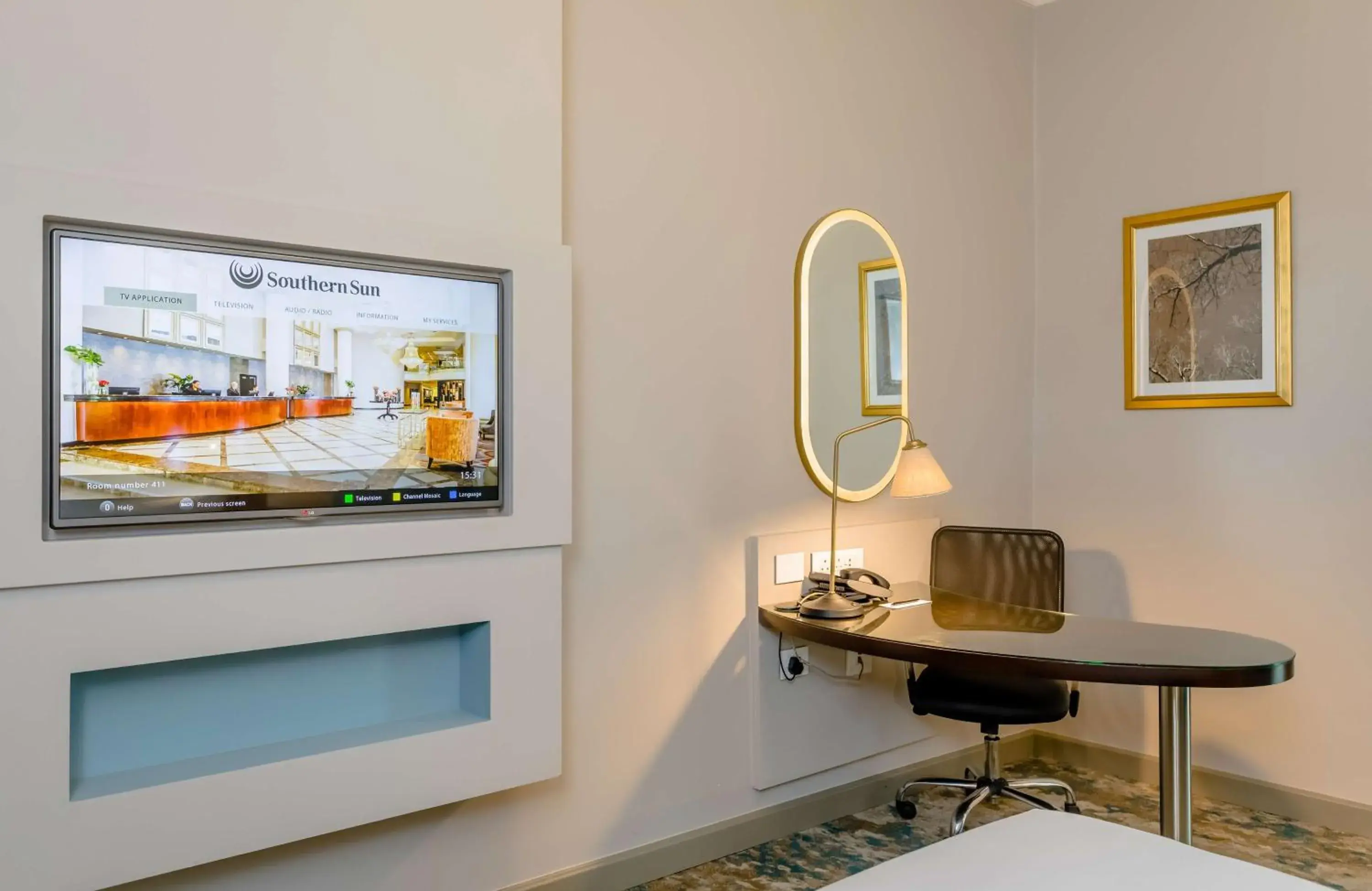 Bedroom in Southern Sun Sandton Bedroom in Southern Sun Sandton