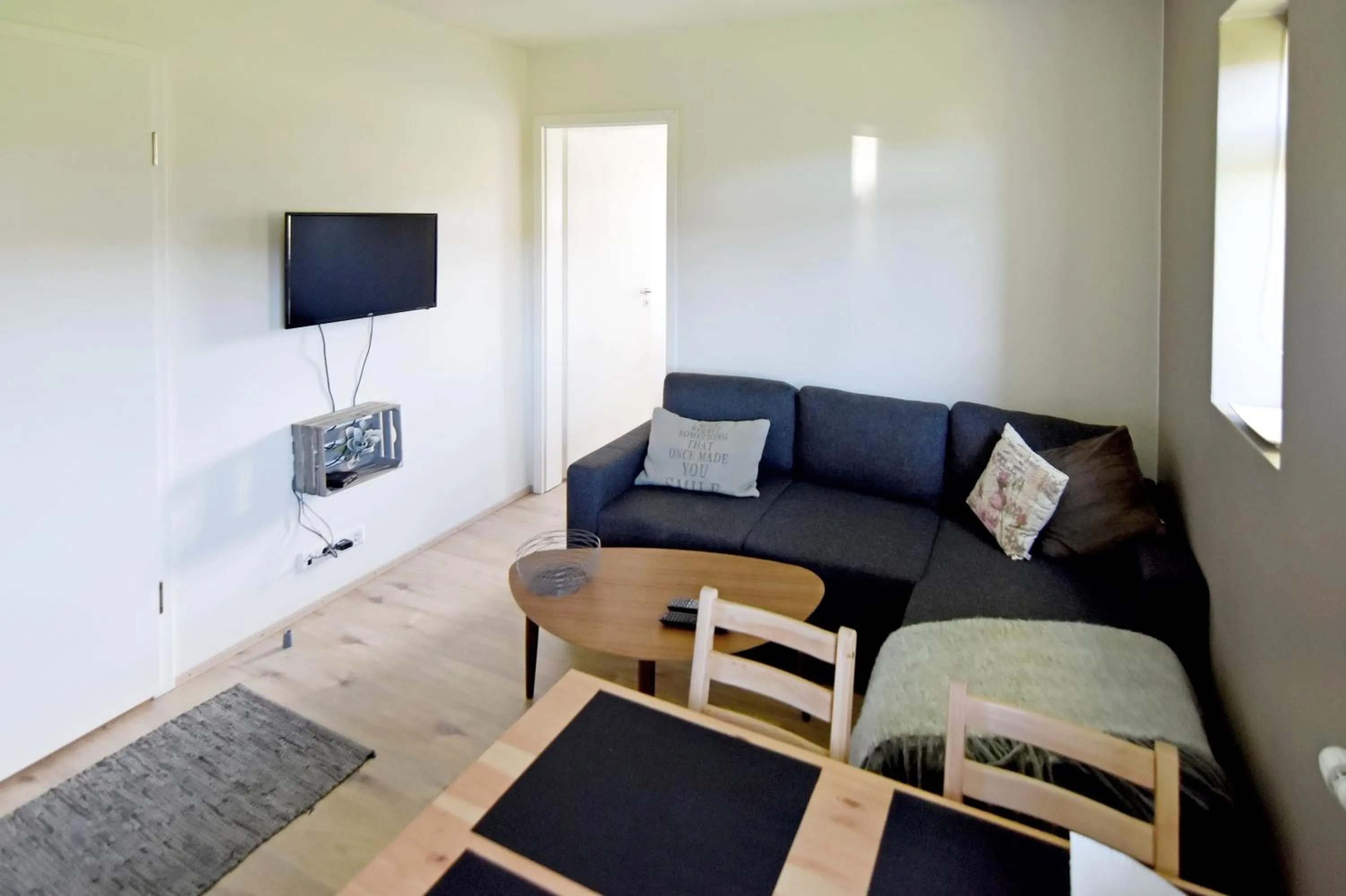 Living room in Breidamyri Farm Apartments