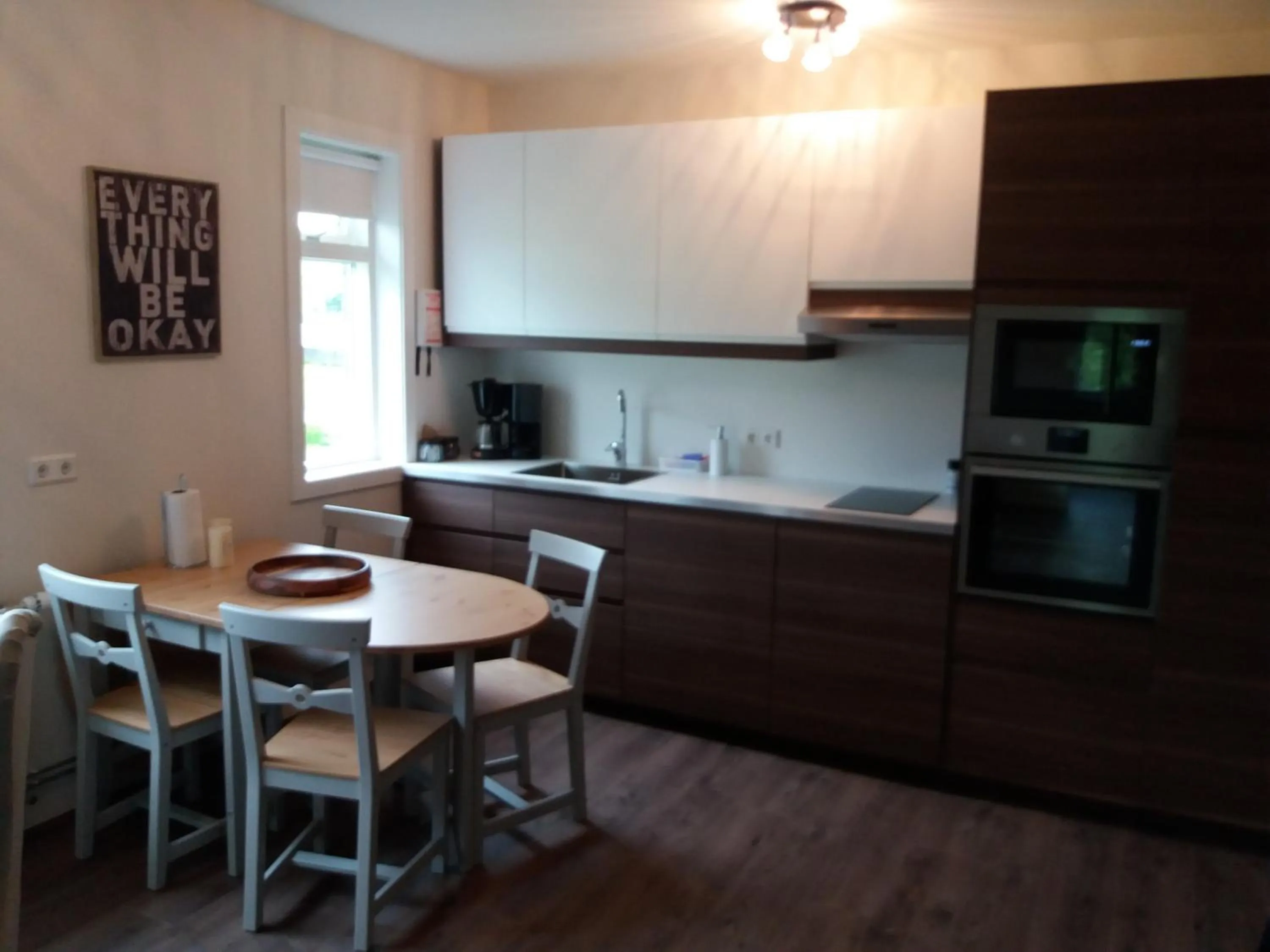 Kitchen or kitchenette in Breidamyri Farm Apartments