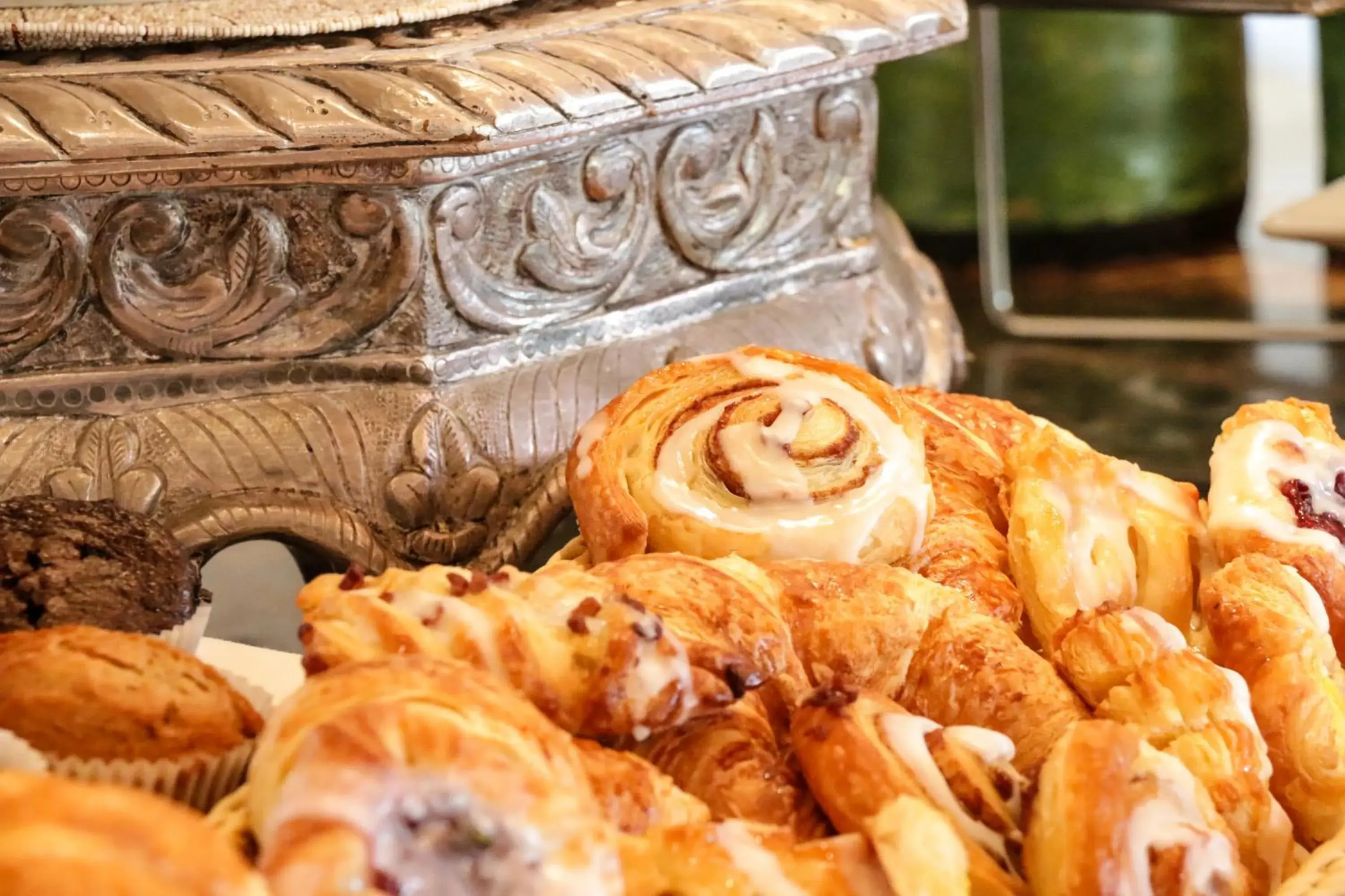 Buffet breakfast in Hout Bay Manor Buffet breakfast in Hout Bay Manor