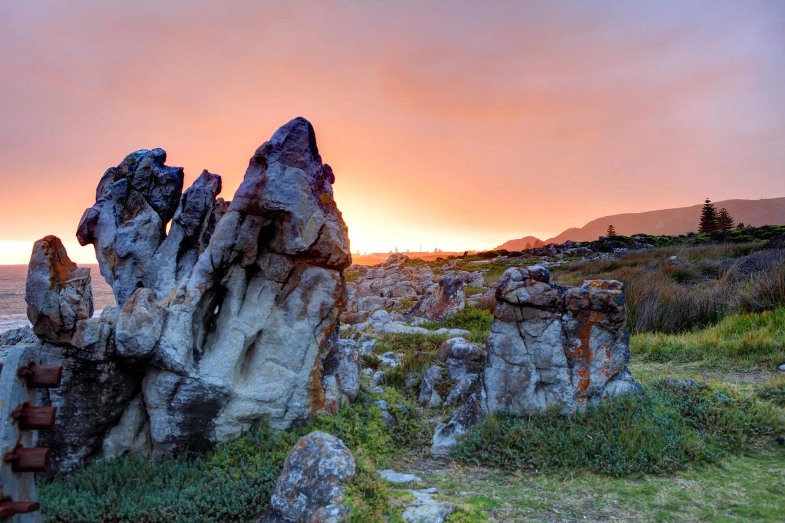 Sunset in Abalone Guest Lodge