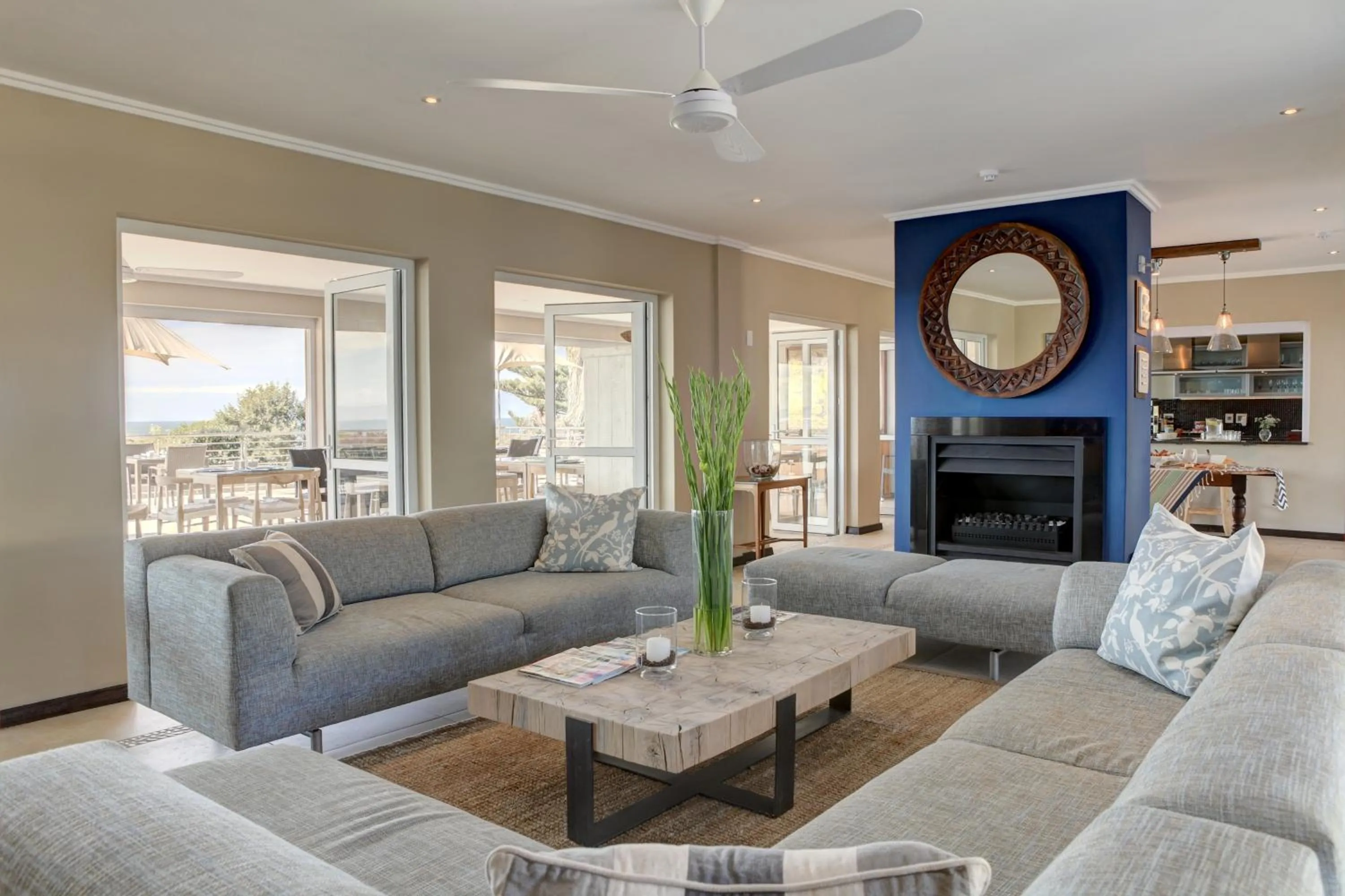 Patio in Abalone Guest Lodge