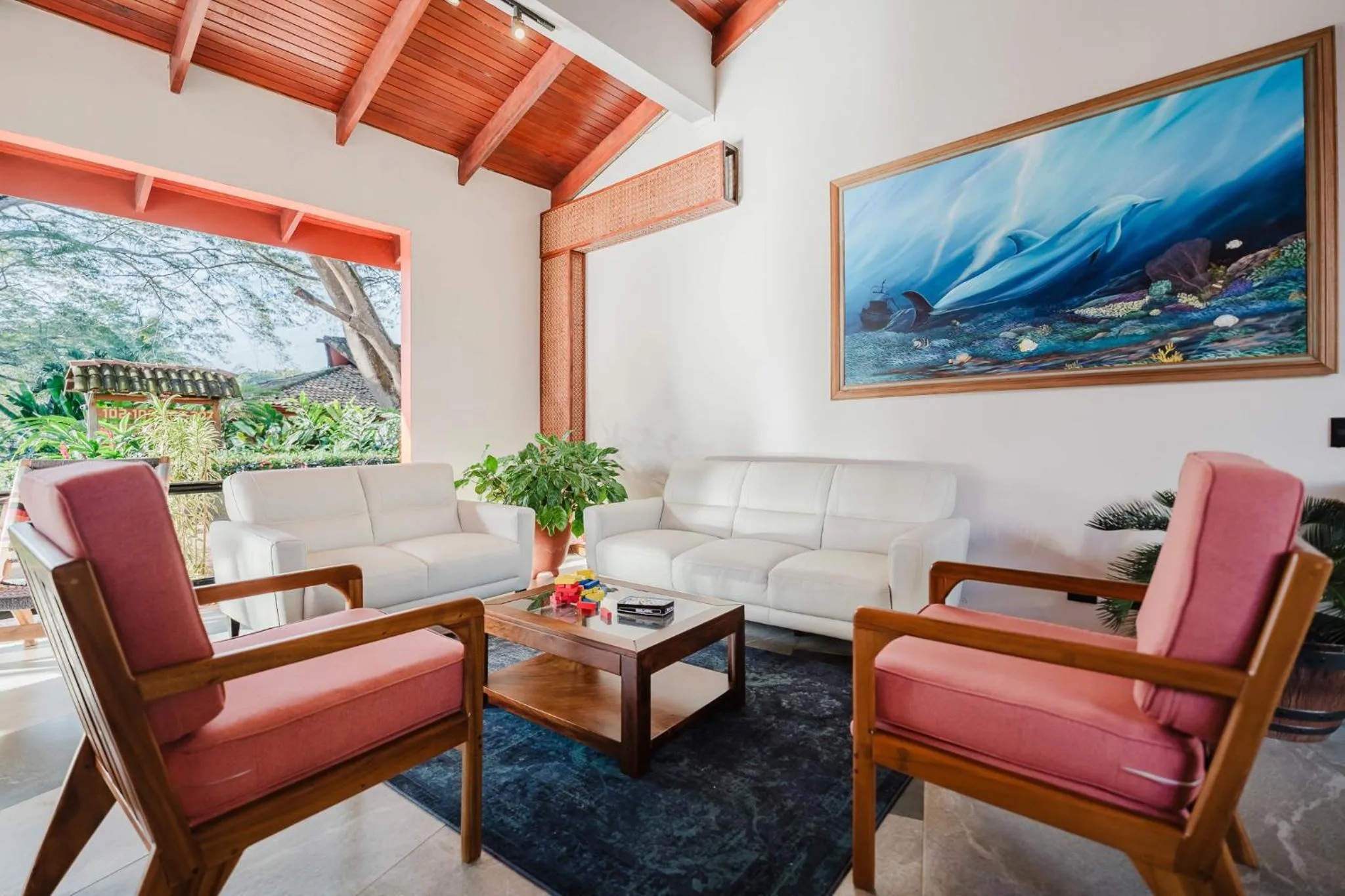 Living room in Papagayo Golden Palms Beachfront Hotel