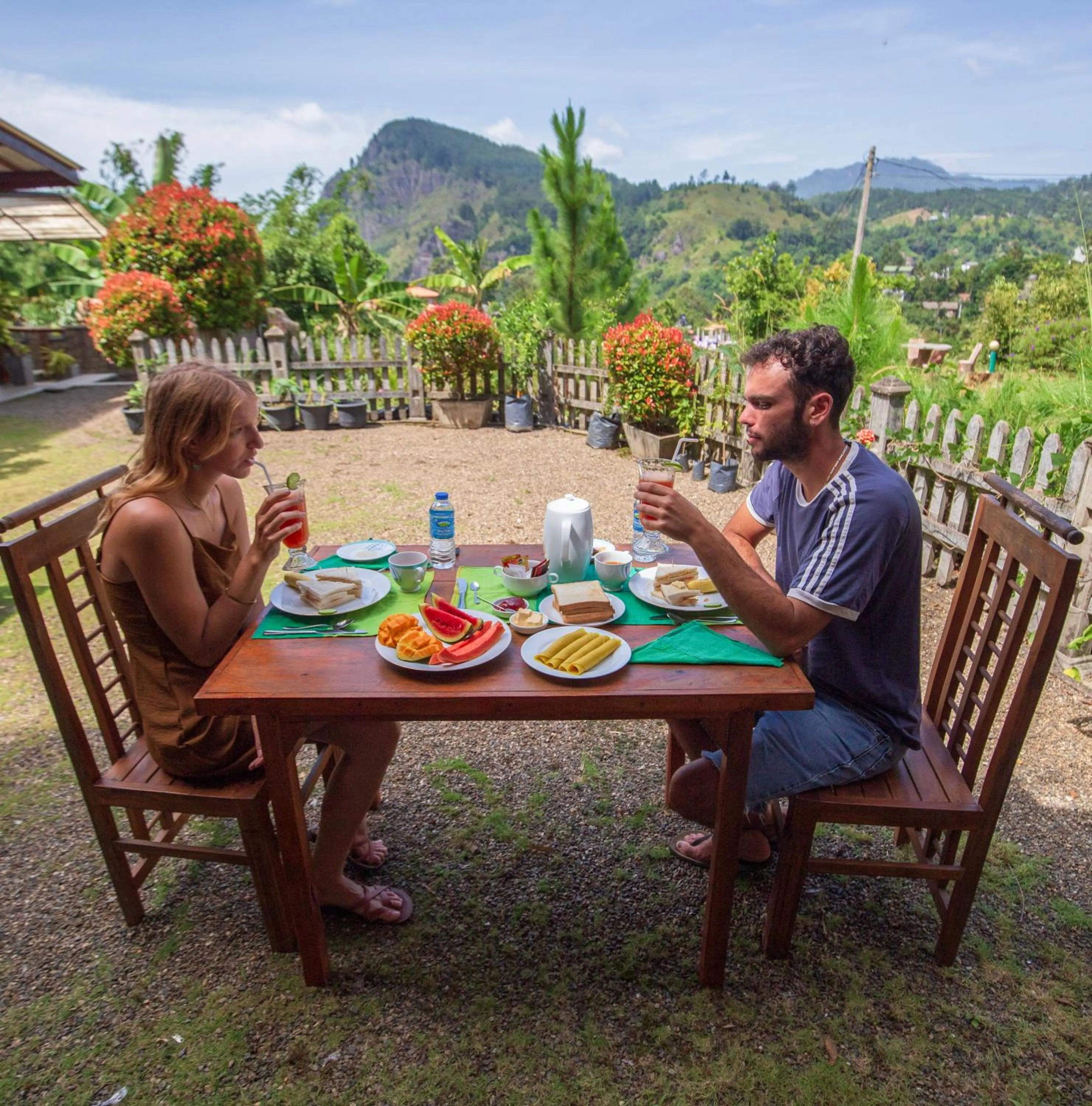 Garden view in Ella Rawana Den Hotel